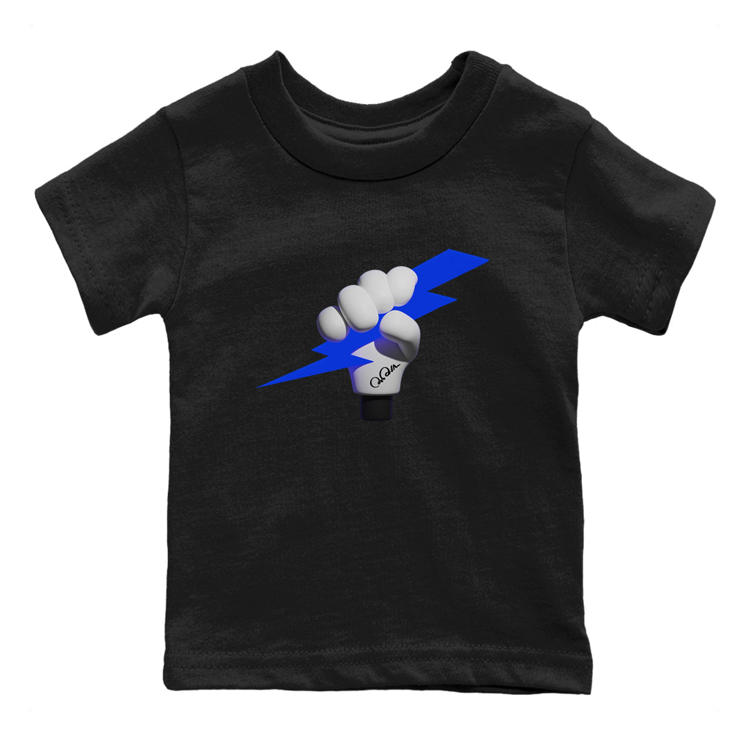 Air Jordan 1 Royal Reimagined shirt to match jordans Grab The Thunder sneaker tees AJ1 OG HIGH Royal Reimagined Drip Gear Zone Kids Baby Toddler sneaker shirts Black 2 T-Shirt
