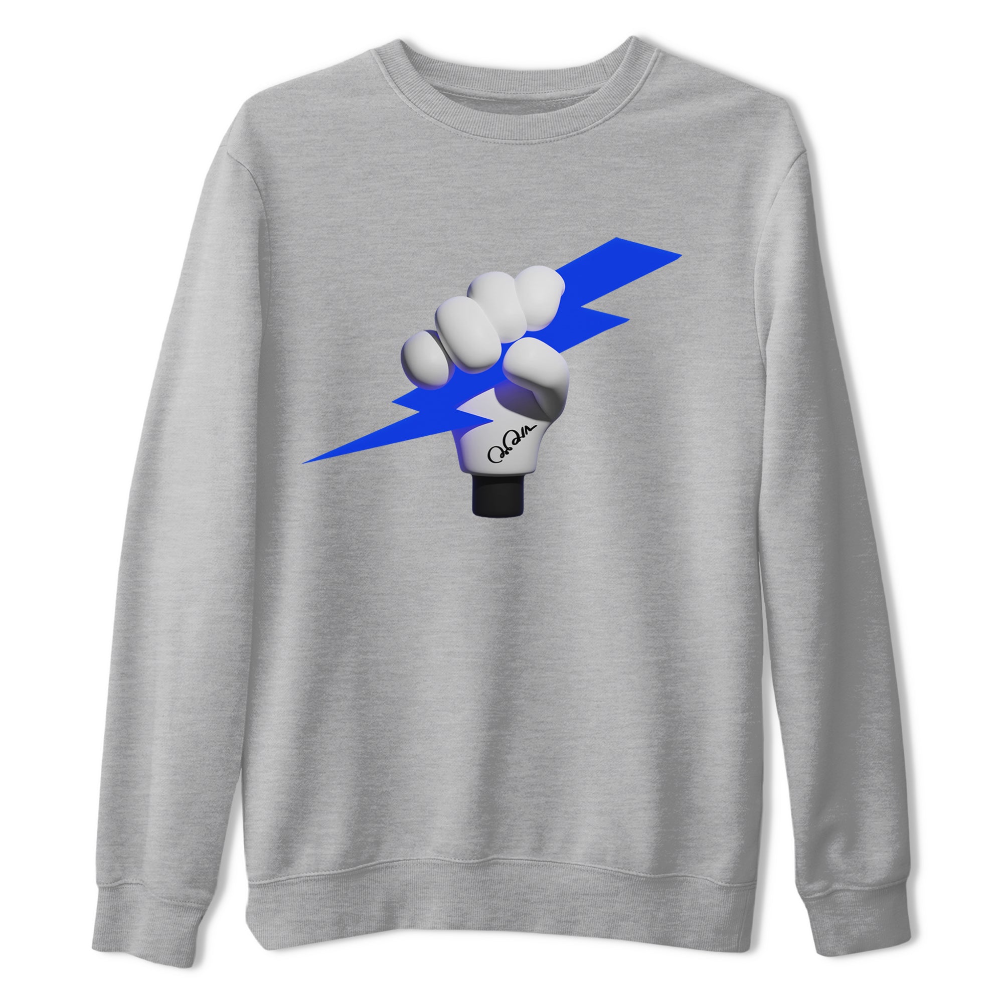 Air Jordan 1 Royal Reimagined shirt to match jordans Grab The Thunder sneaker tees AJ1 OG HIGH Royal Reimagined Drip Gear Zone Unisex Sneaker Tees and Sneaker Match T-Shirt Heather Grey 2 T-Shirt