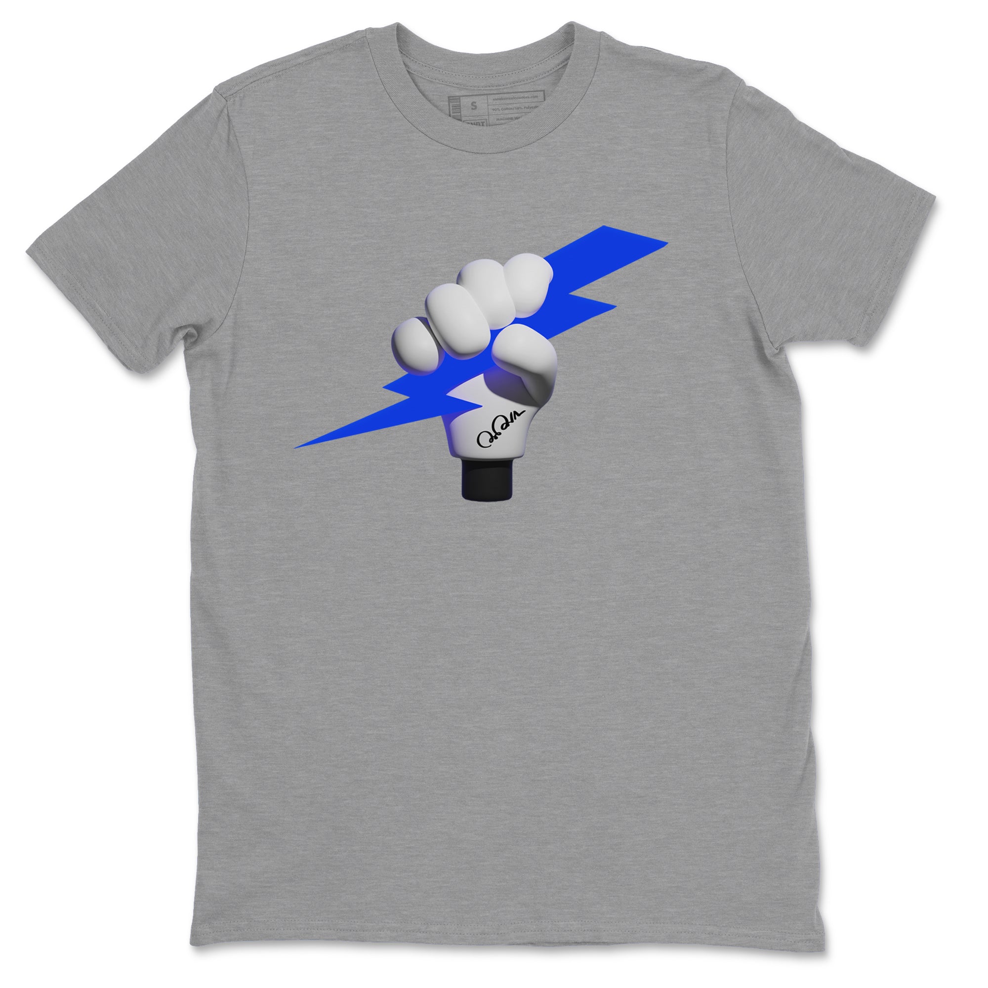 Air Jordan 1 Royal Reimagined shirt to match jordans Grab The Thunder sneaker tees AJ1 OG HIGH Royal Reimagined Drip Gear Zone Unisex Sneaker Tees and Sneaker Match T-Shirt Heather Grey 2 T-Shirt