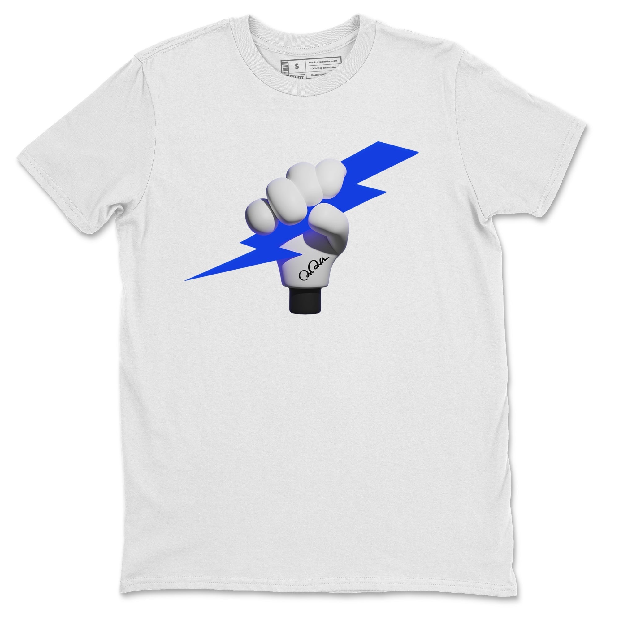 Air Jordan 1 Royal Reimagined shirt to match jordans Grab The Thunder sneaker tees AJ1 OG HIGH Royal Reimagined Drip Gear Zone Unisex Sneaker Tees and Sneaker Match T-Shirt White 2 T-Shirt
