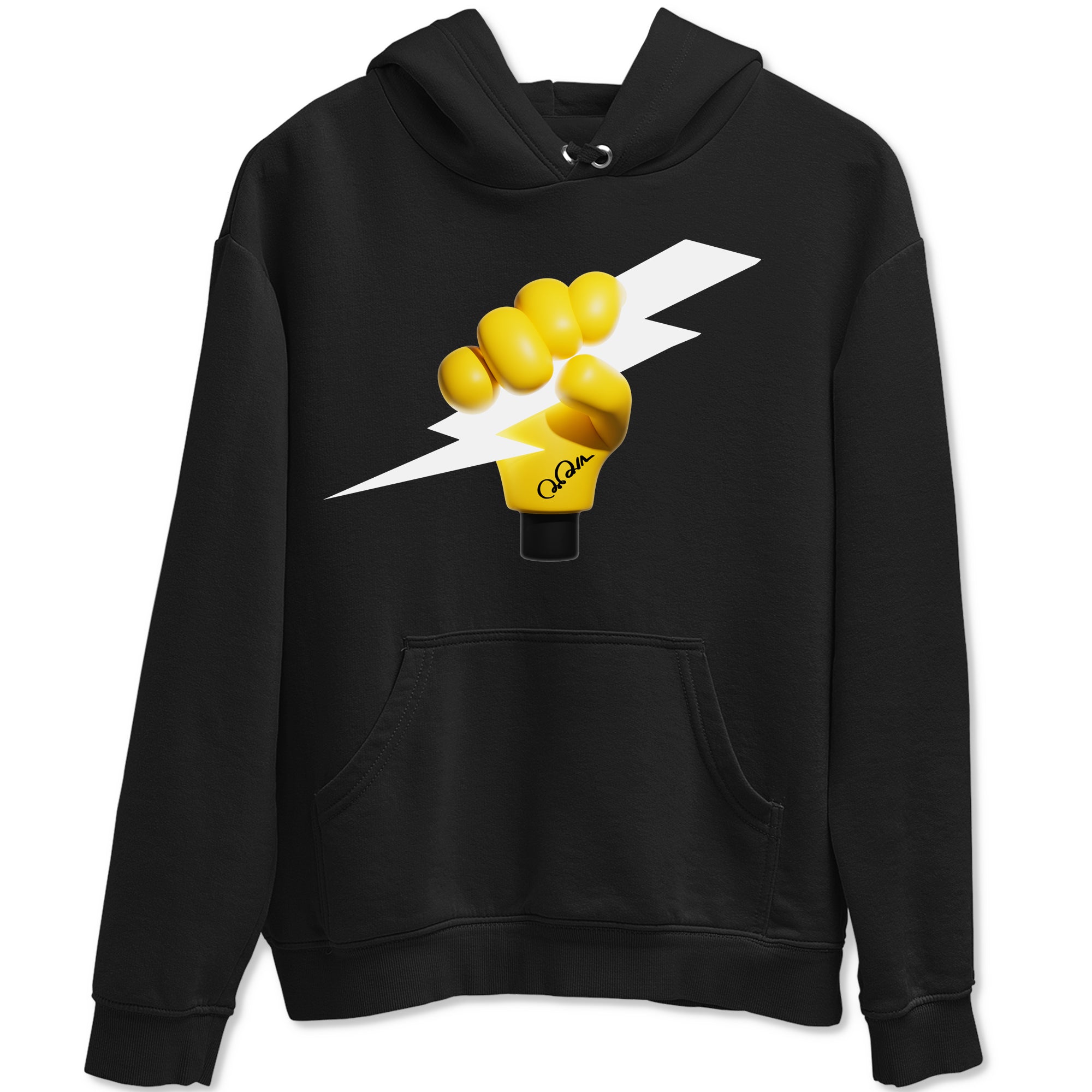 1s Yellow Ochre shirt to match jordans Grab The Thunder sneaker tees streetwear brand Air Jordan 1 Yellow Ochre Drip Gear Zone Brand unisex cotton Black 2 crew neck shirt