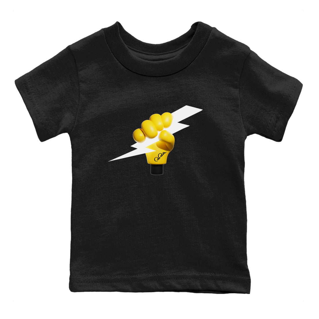 1s Yellow Ochre shirt to match jordans Grab The Thunder sneaker tees streetwear brand Air Jordan 1 Yellow Ochre Drip Gear Zone Brand baby toddler Black 2 cotton Shirt