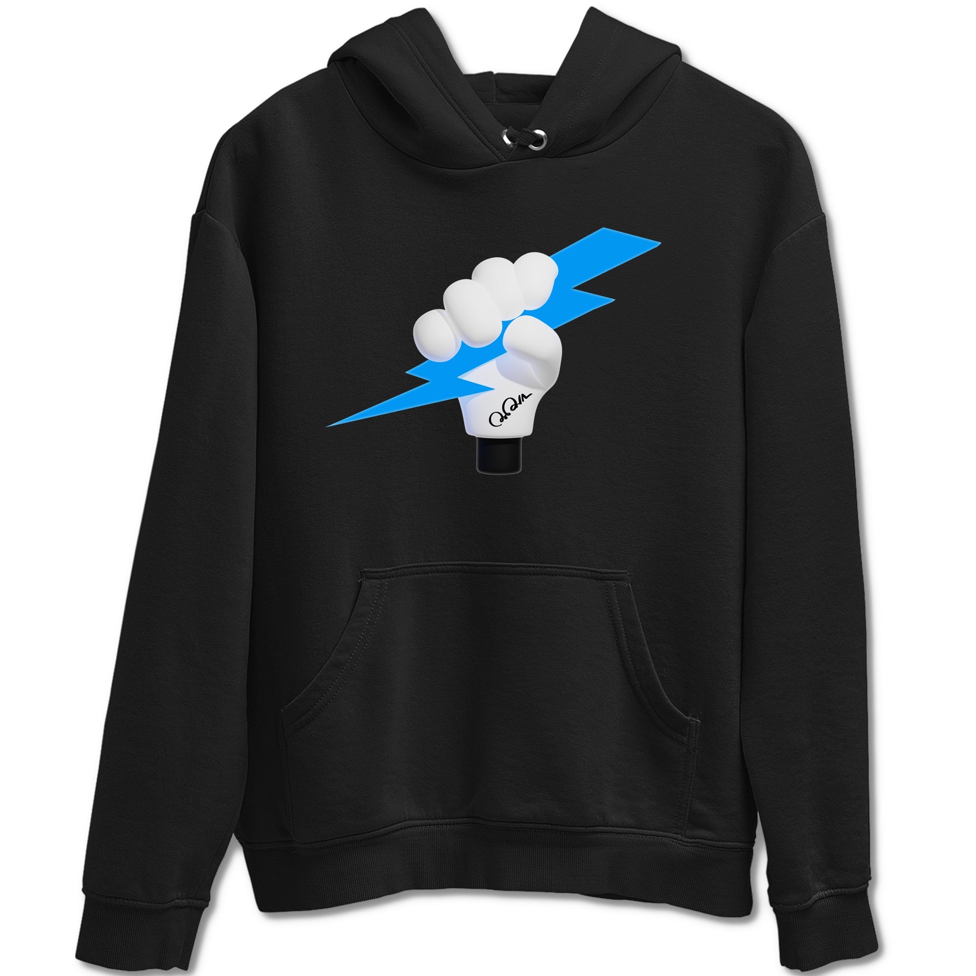 9s Powder Blue shirt to match jordans Grab The Thunder sneaker tees Air Jordan 9 Powder Blue Drip Gear Zone unisex cotton Black 2 crew neck shirt