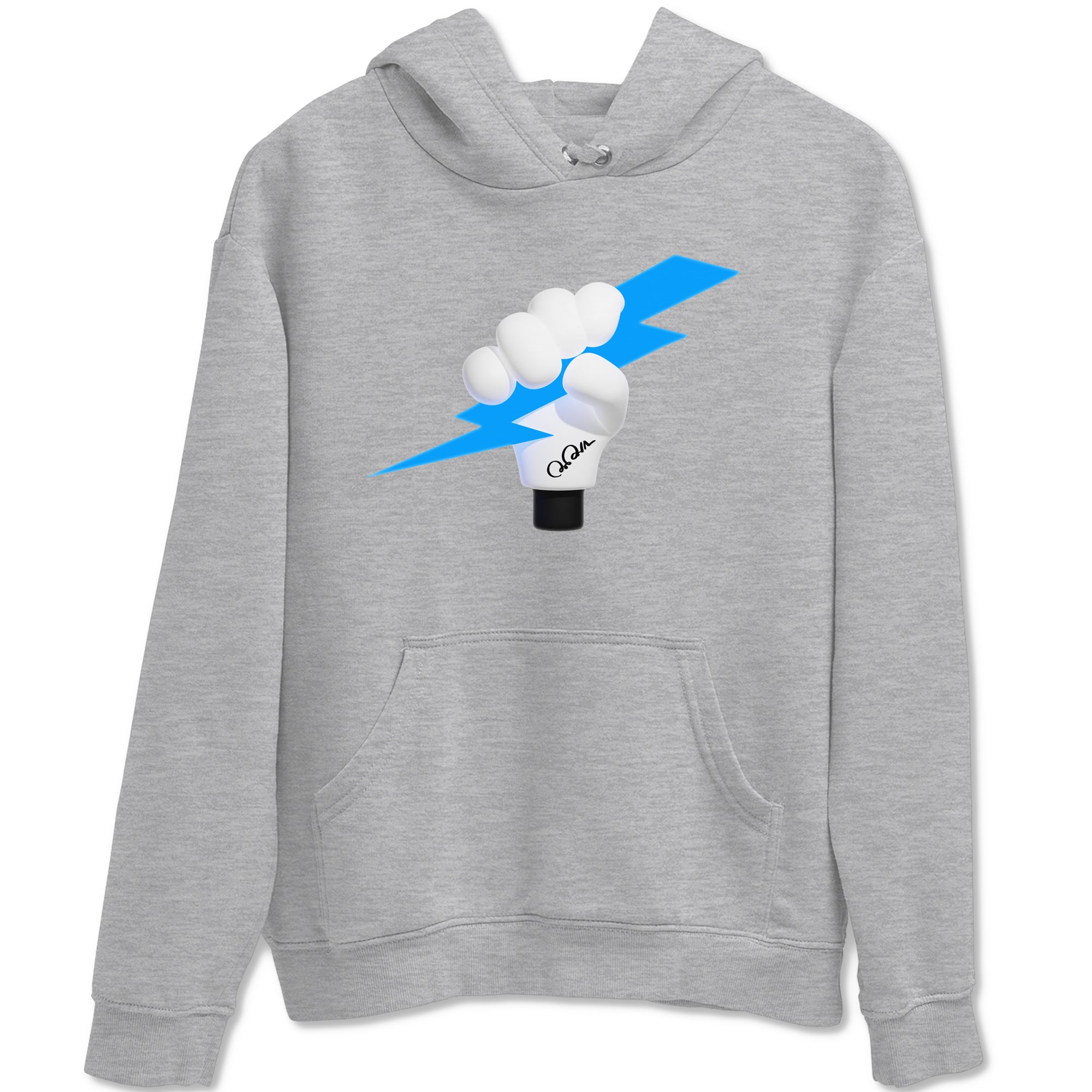 9s Powder Blue shirt to match jordans Grab The Thunder sneaker tees Air Jordan 9 Powder Blue Drip Gear Zone unisex cotton Heather Grey 2 crew neck shirt