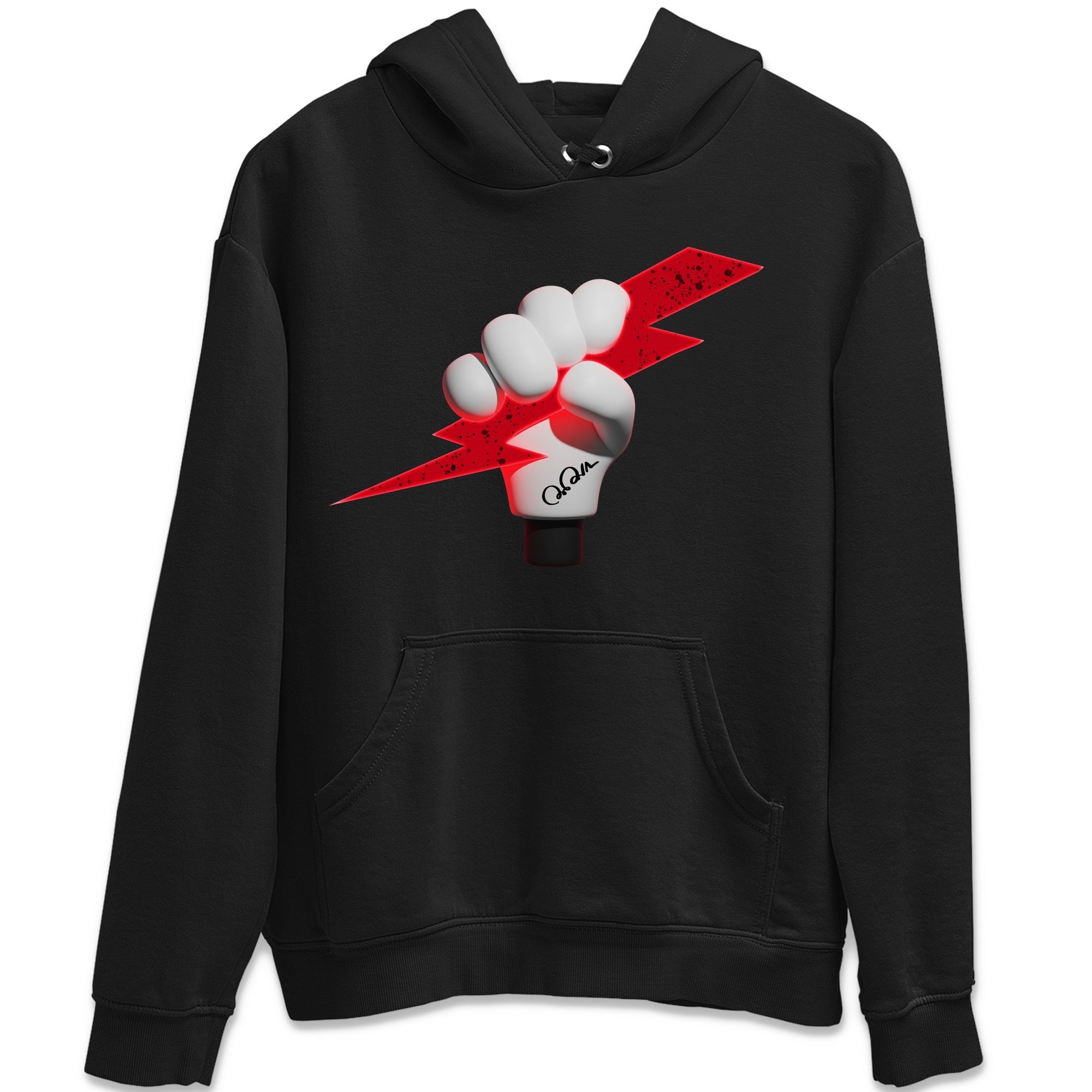 Air Jordan 4 Red Cement Sneaker Match Tees Grab Thunder Sneaker Tees AJ4 Retro OG Red Cement Sneaker Release Tees Unisex Shirts Black 2