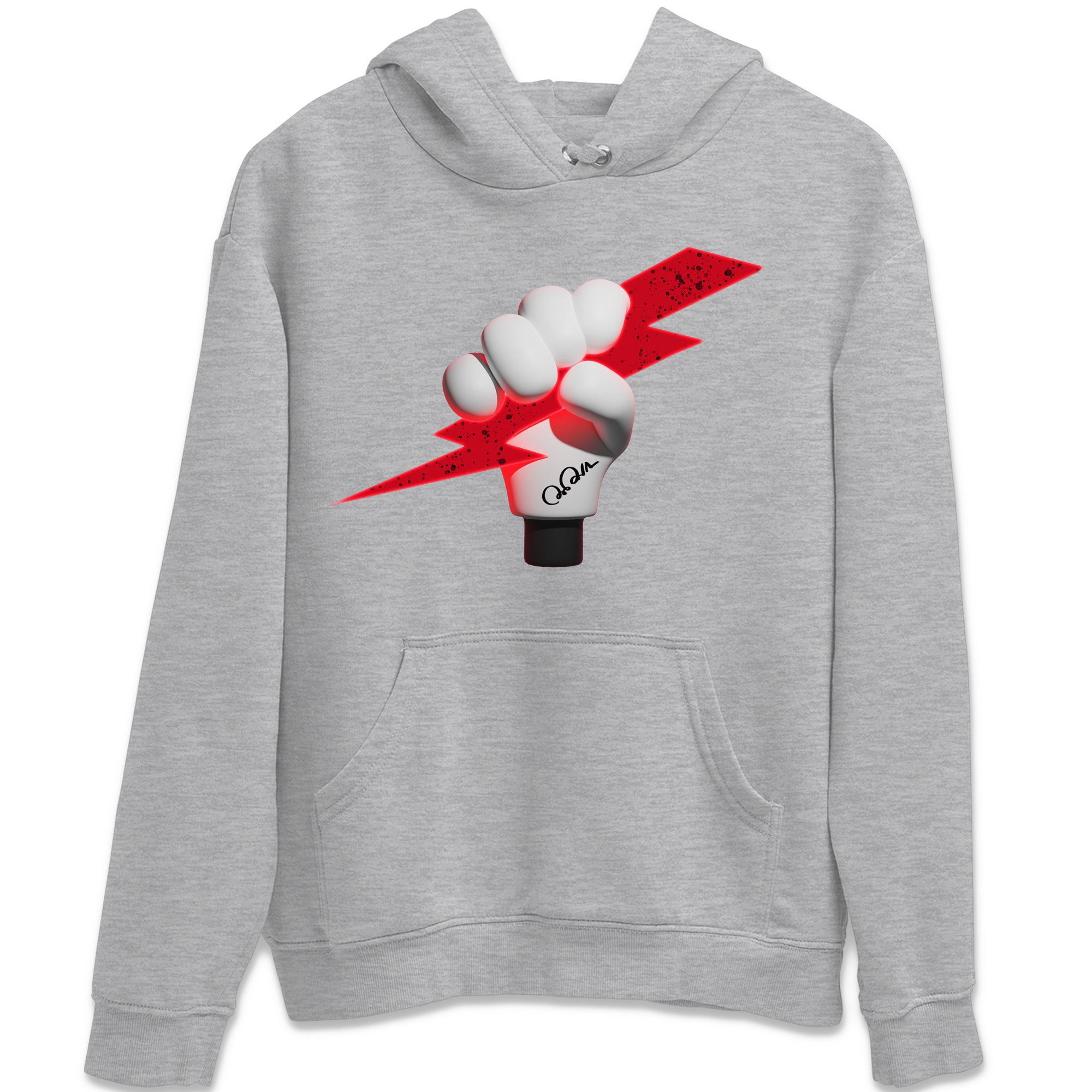 Air Jordan 4 Red Cement Sneaker Match Tees Grab Thunder Sneaker Tees AJ4 Retro OG Red Cement Sneaker Release Tees Unisex Shirts Heather Grey 2