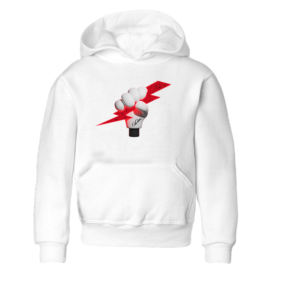 Air Jordan 4 Red Cement Sneaker Match Tees Grab Thunder Sneaker Tees AJ4 Retro OG Red Cement Sneaker Release Tees Kids Shirts White 2