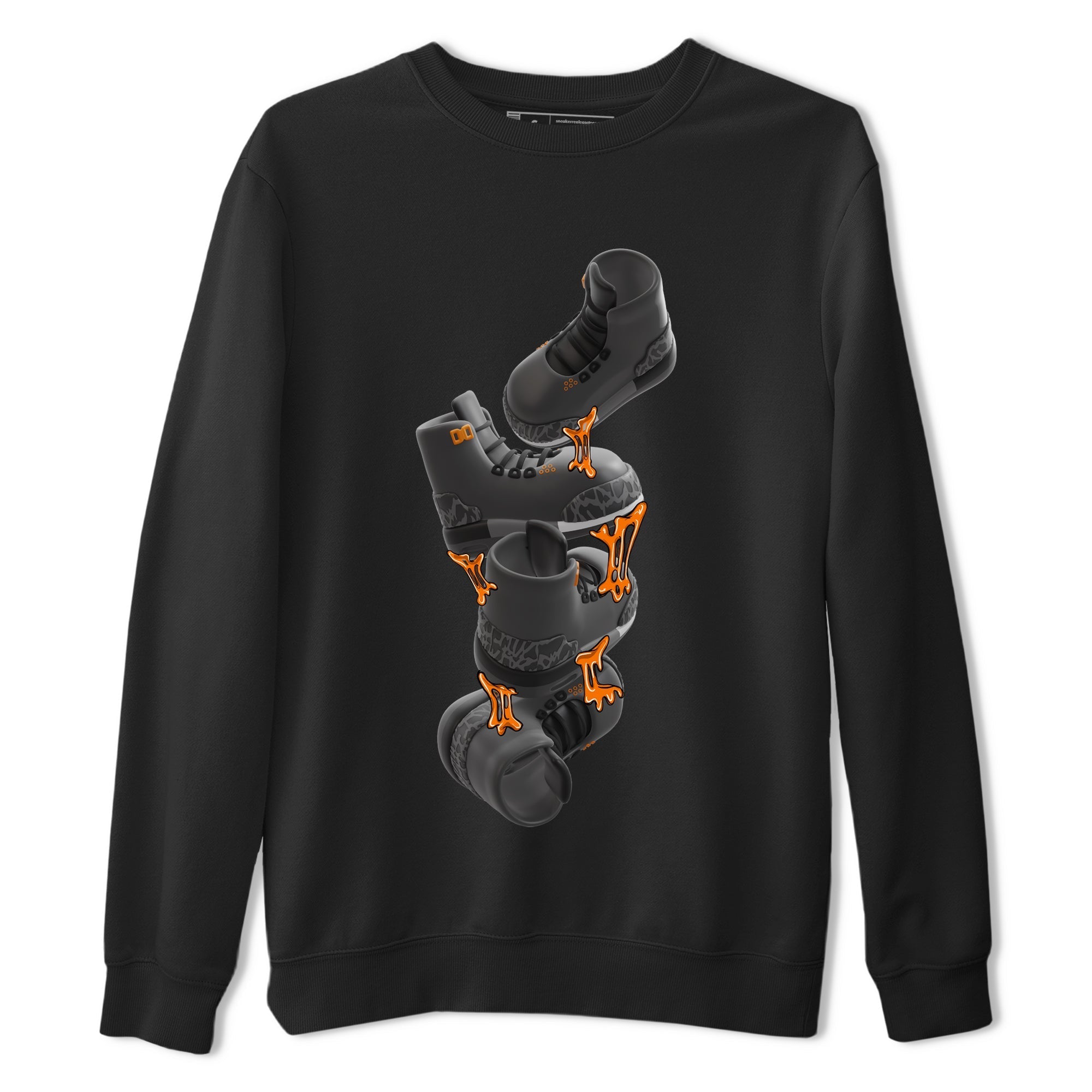 Air Jordan 3 Fear shirt to match jordans Gum Stuck On Shoes sneaker tees AJ3 Fear Drip Gear Zone Unisex Black 2 T-Shirt