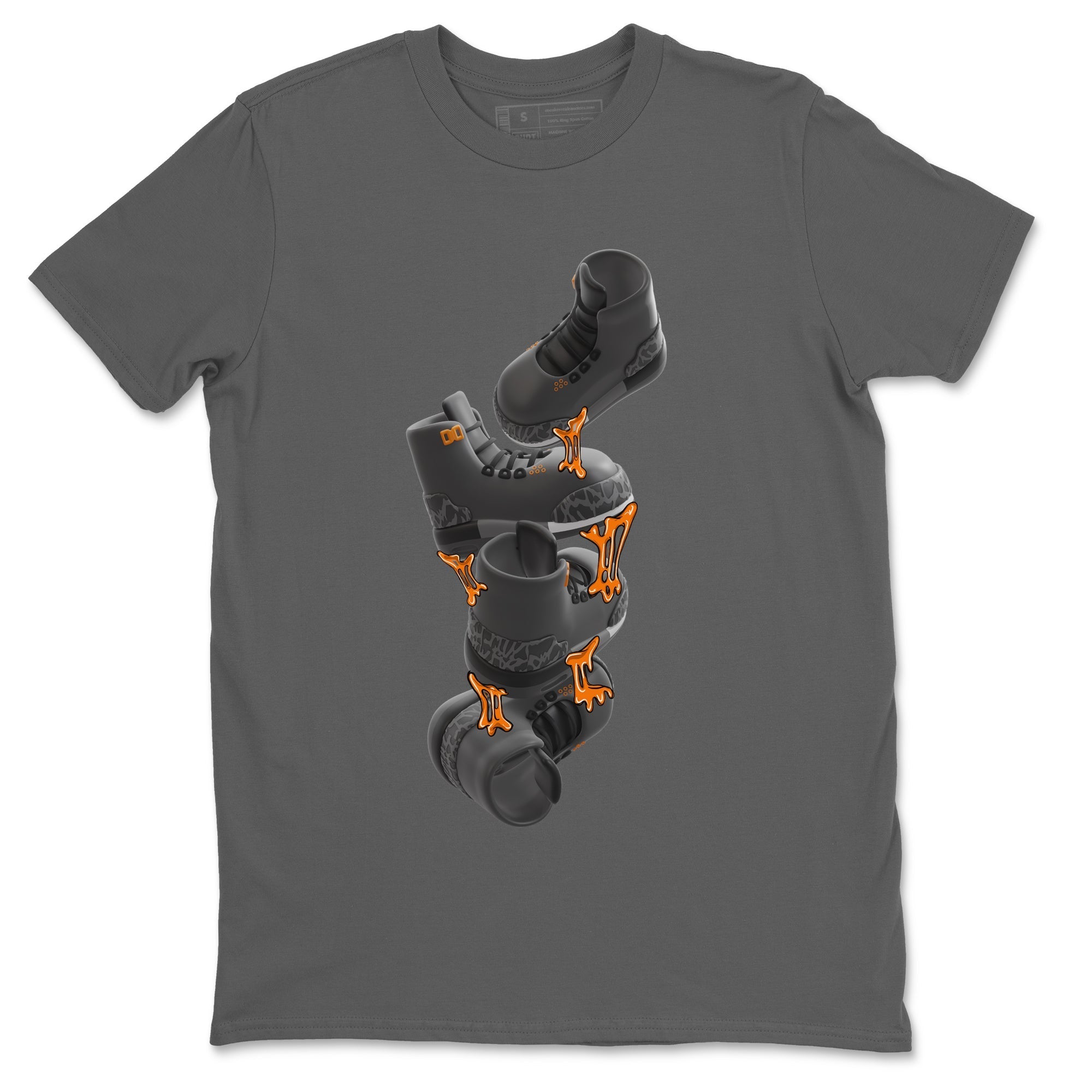 Air Jordan 3 Fear shirt to match jordans Gum Stuck On Shoes sneaker tees AJ3 Fear Drip Gear Zone Unisex Cool Grey 2 T-Shirt