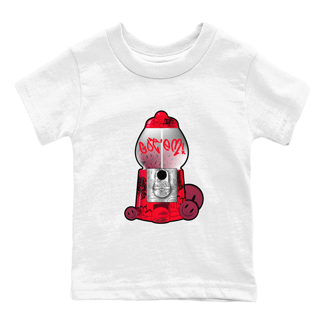 Air Force 1 Layers of Love shirt to match jordans Gumball Machine sneaker tees af1 Layers of Love Drip Gear Zone baby toddler White 2 cotton Shirt