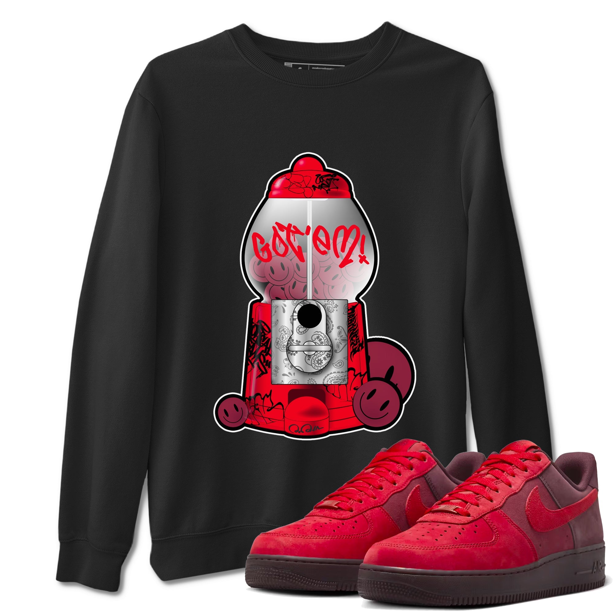 Air Force 1 Layers of Love shirt to match jordans Gumball Machine sneaker tees af1 Layers of Love Drip Gear Zone unisex cotton Black 1 crew neck shirt