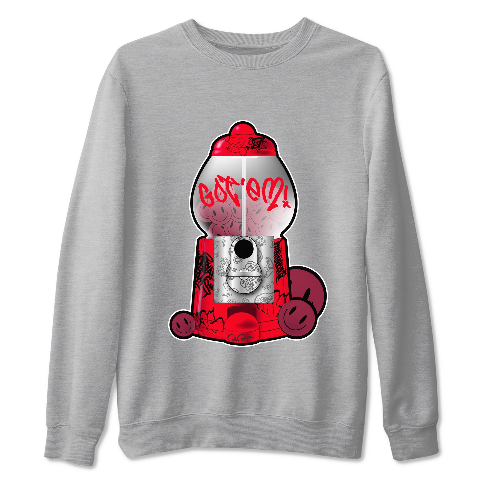 Air Force 1 Layers of Love shirt to match jordans Gumball Machine sneaker tees af1 Layers of Love Drip Gear Zone unisex cotton Heather Grey 2 crew neck shirt
