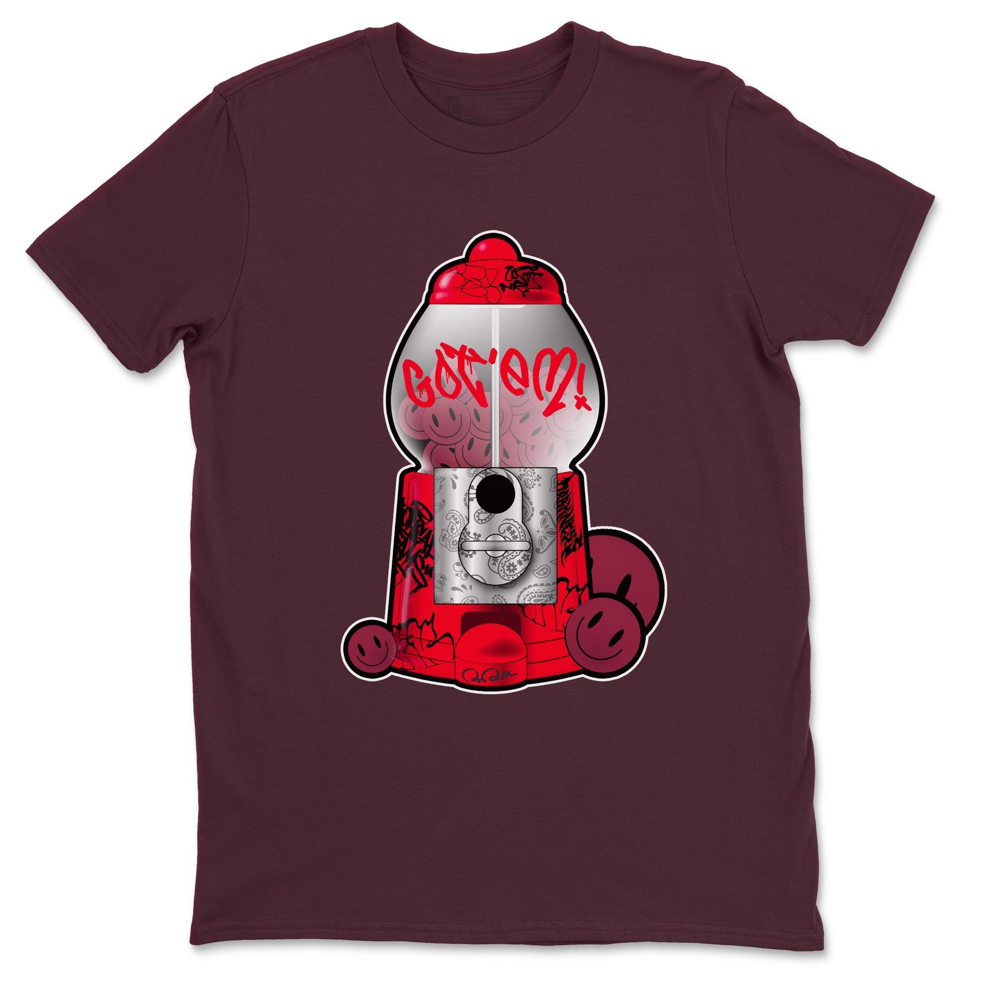 Air Force 1 Layers of Love shirt to match jordans Gumball Machine sneaker tees af1 Layers of Love Drip Gear Zone unisex cotton Maroon 2 crew neck shirt