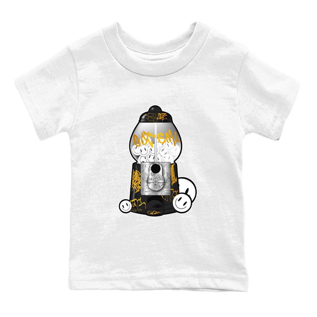 11s Gratitude shirt to match jordans Gumball Machine sneaker tees Air Jordan 11 Gratitude Drip Gear Zone Baby Toddler White 2 T-Shirt