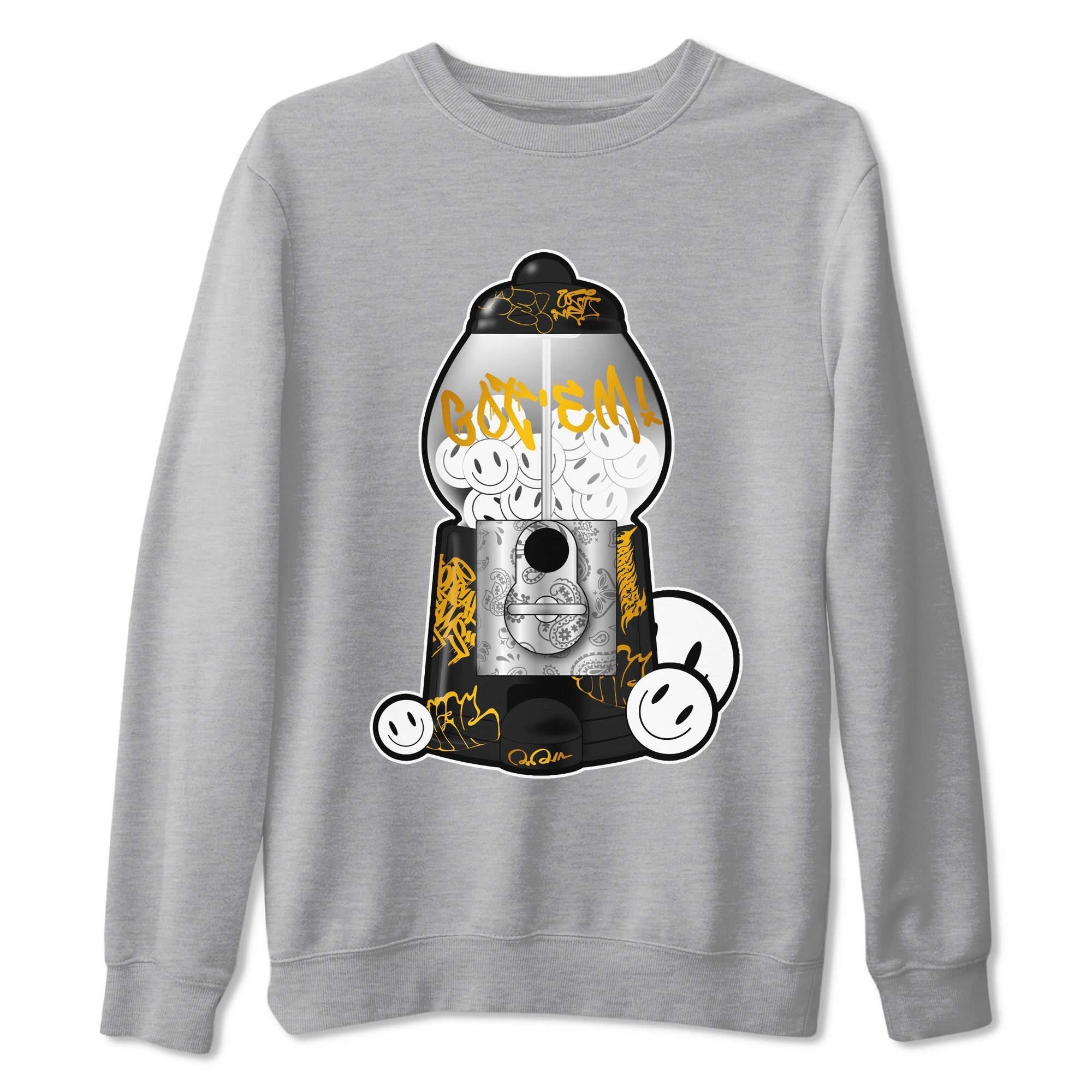 11s Gratitude shirt to match jordans Gumball Machine sneaker tees Air Jordan 11 Gratitude Drip Gear Zone Unisex Heather Grey 2 T-Shirt