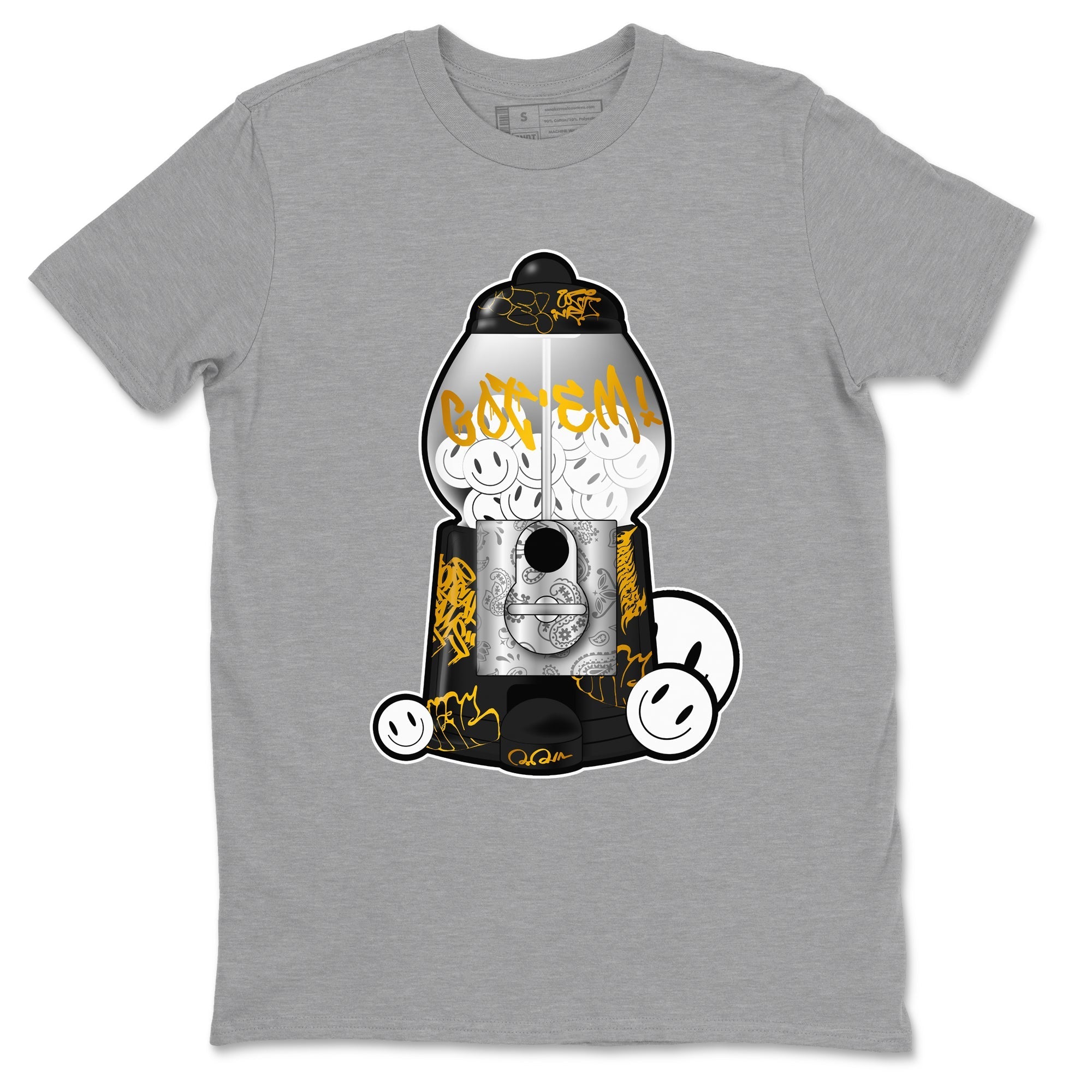 11s Gratitude shirt to match jordans Gumball Machine sneaker tees Air Jordan 11 Gratitude Drip Gear Zone Unisex Heather Grey 2 T-Shirt