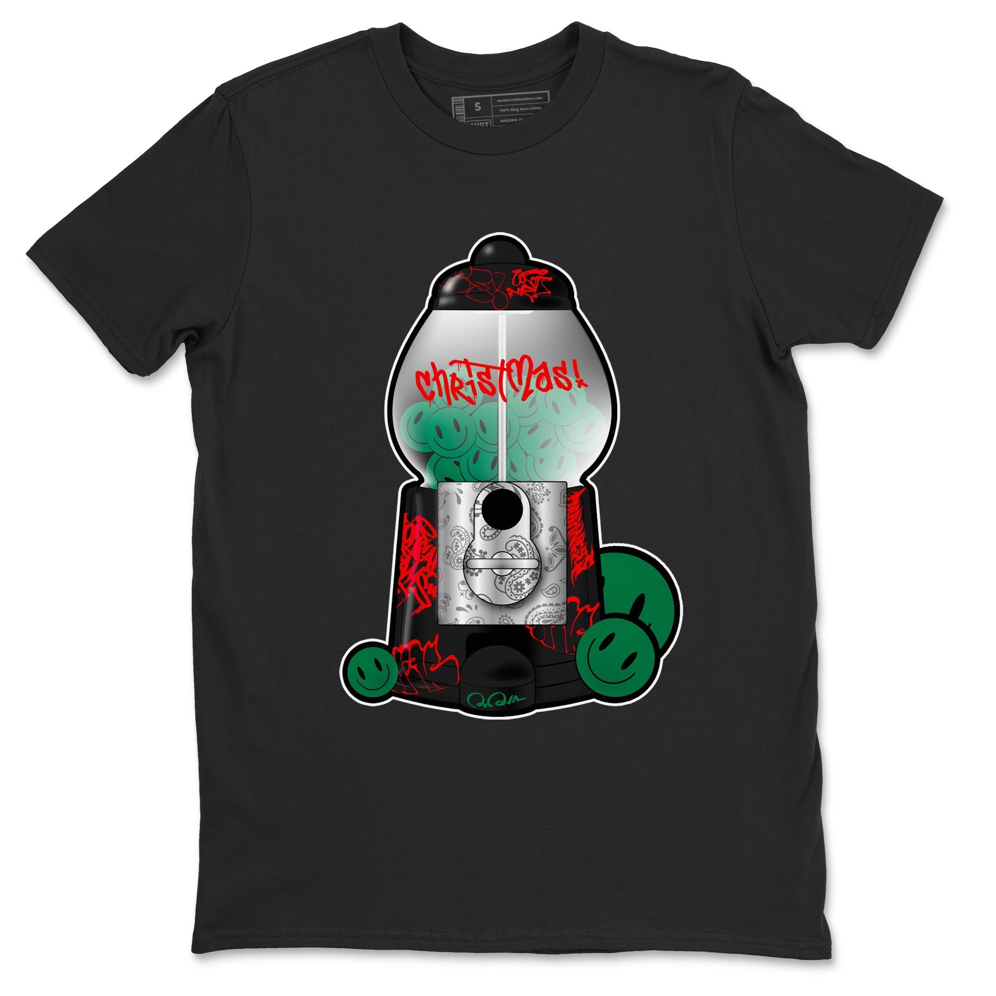 Jordan 2 Low Christmas X-mas Holiday special gift shirt to match jordans Gumball Machine sneaker tees Air Jordan 2 Christmas Drip Gear Zone Unisex Black 2 T-Shirt