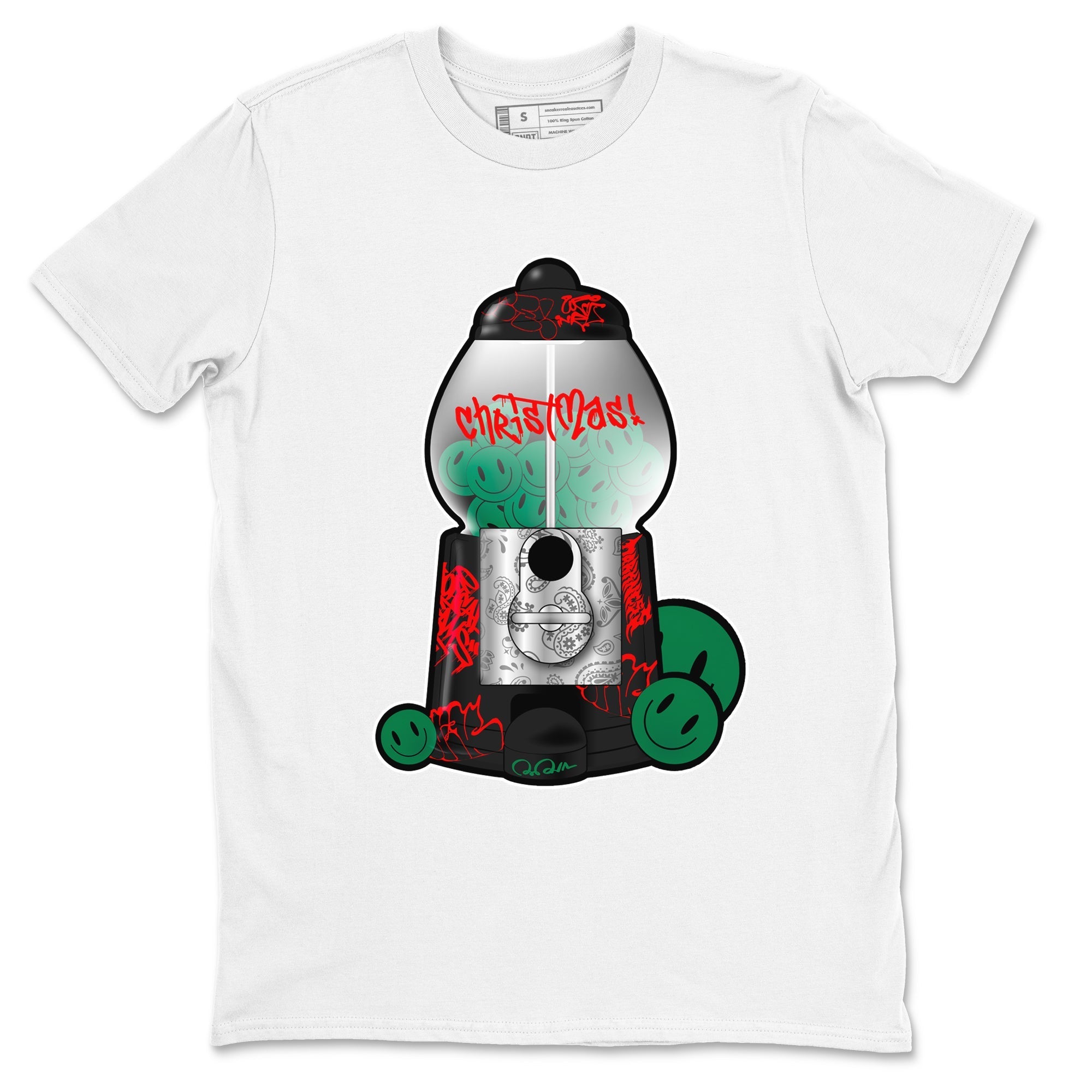 Jordan 2 Low Christmas X-mas Holiday special gift shirt to match jordans Gumball Machine sneaker tees Air Jordan 2 Christmas Drip Gear Zone Unisex White 2 T-Shirt