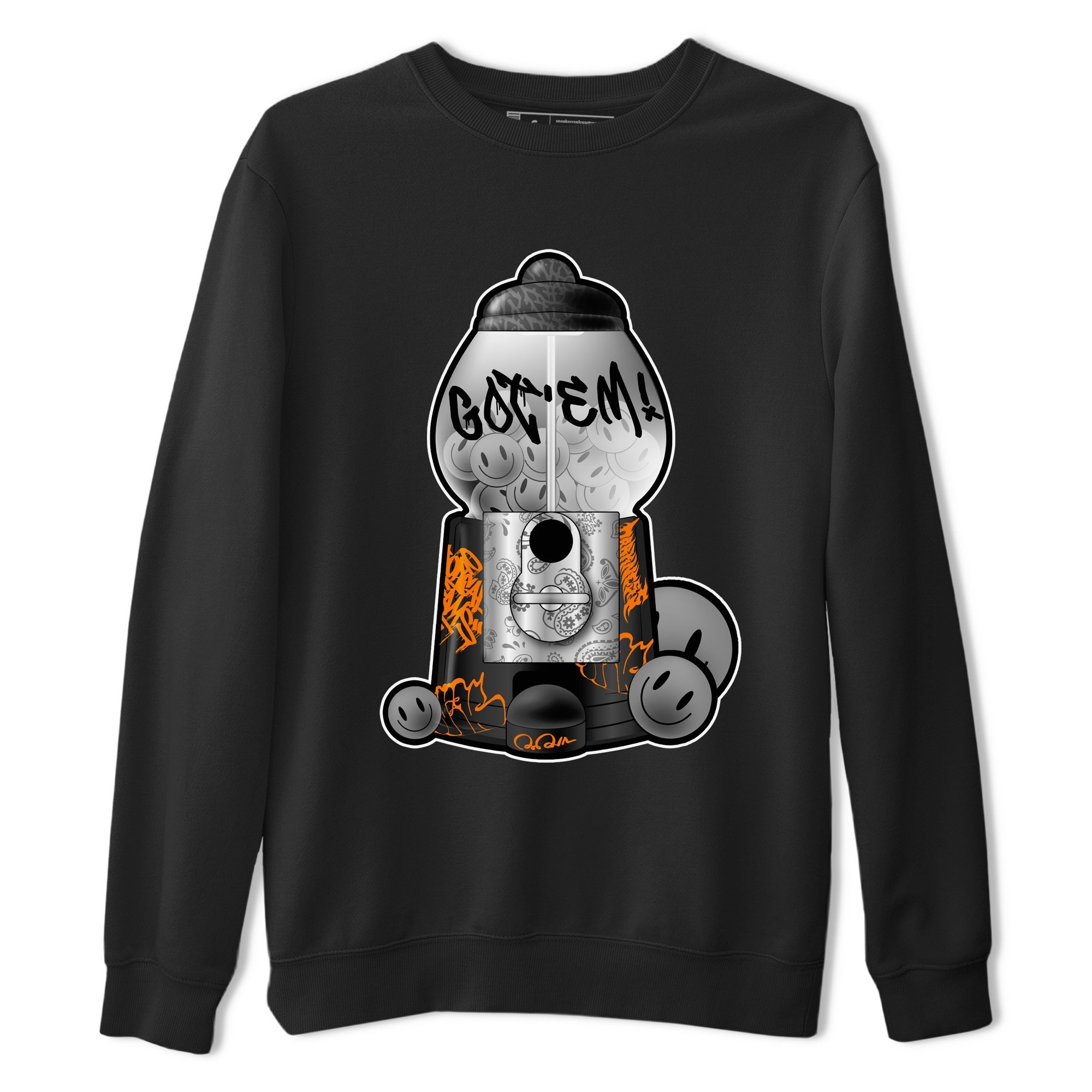 Air Jordan 3 Fear shirt to match jordans Gumball Machine sneaker tees Graffiti AJ3 Fear Drip Gear Zone Unisex Black 2 T-Shirt