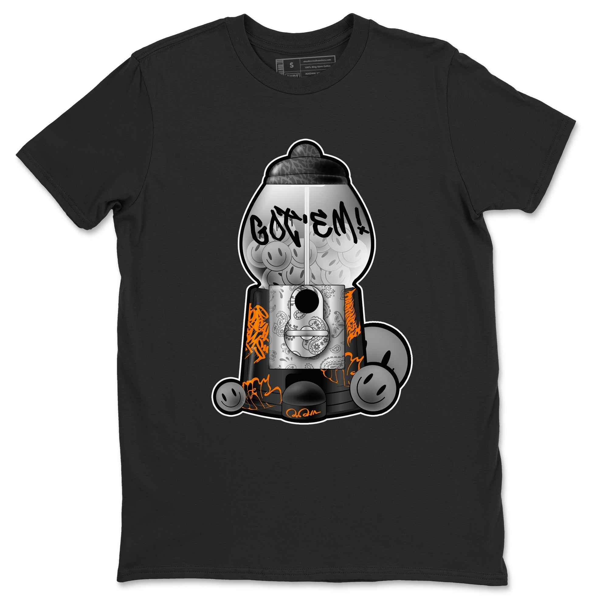 Air Jordan 3 Fear shirt to match jordans Gumball Machine sneaker tees Graffiti AJ3 Fear Drip Gear Zone Unisex Black 2 T-Shirt