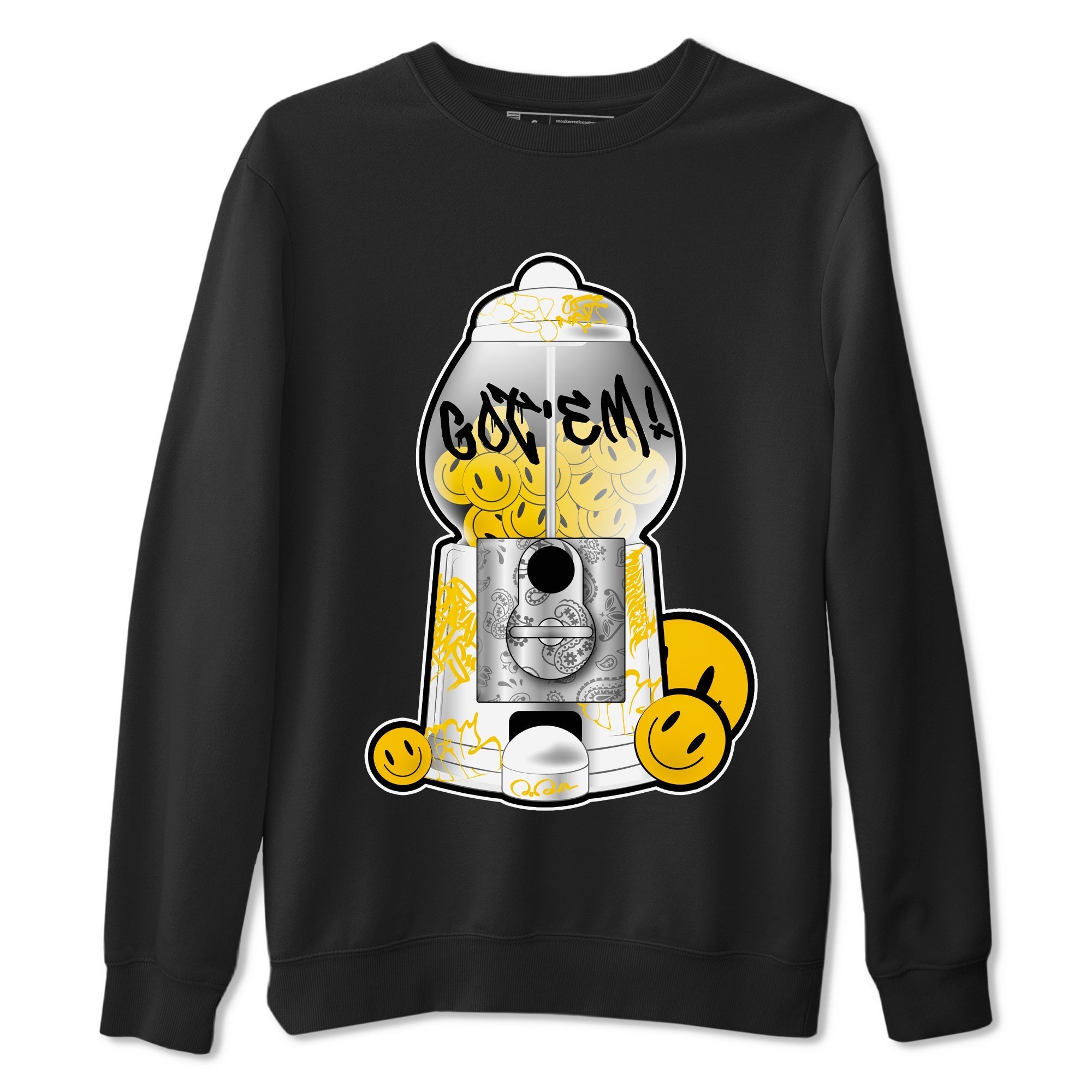 Air Jordan 6 Yellow Ochre shirt to match jordans Gumball Machine sneaker tees streetwear brand AJ6 Yellow Ochre Drip Gear Zone Brand Unisex Black 2 T-Shirt
