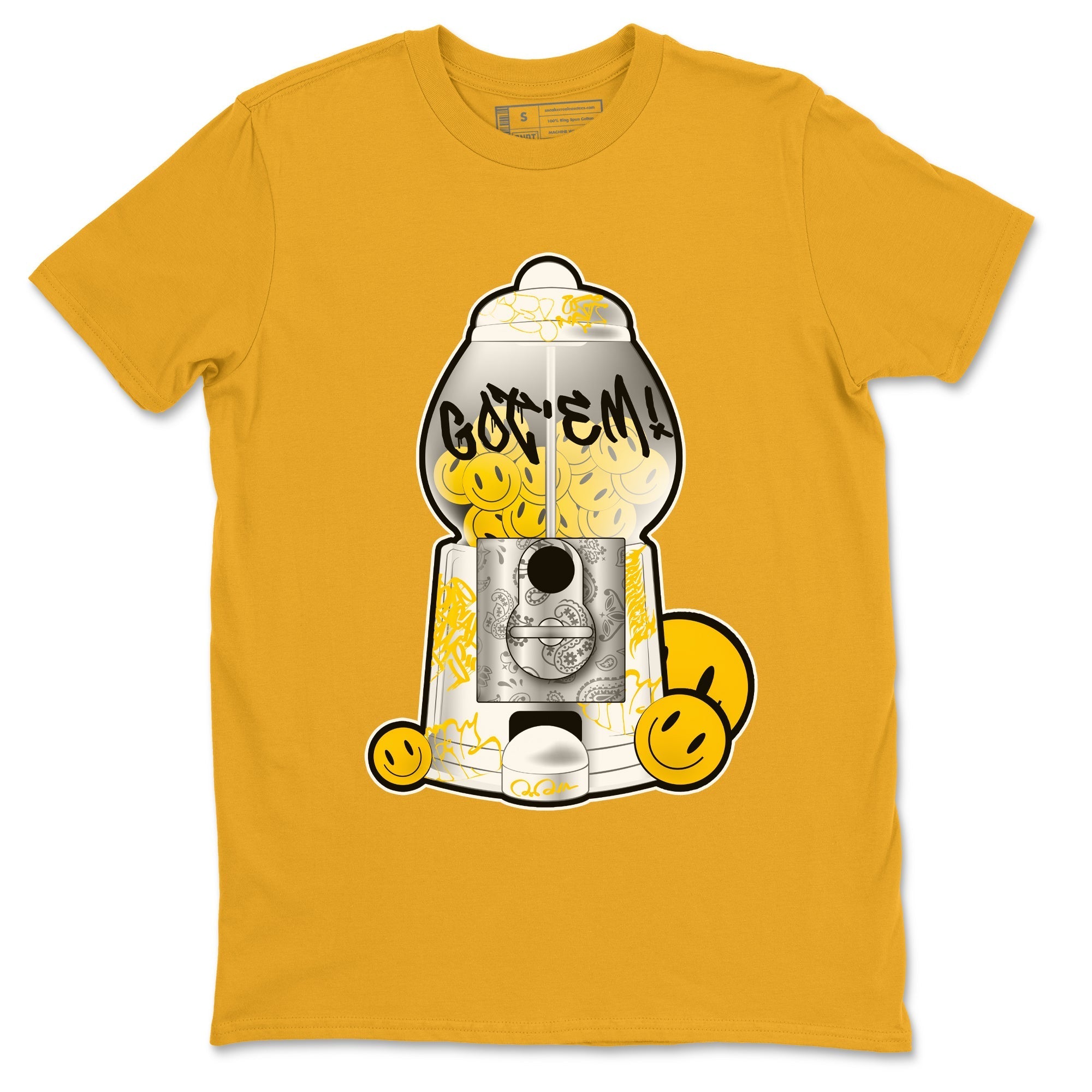 Air Jordan 6 Yellow Ochre shirt to match jordans Gumball Machine sneaker tees streetwear brand AJ6 Yellow Ochre Drip Gear Zone Brand Unisex Gold 2 T-Shirt