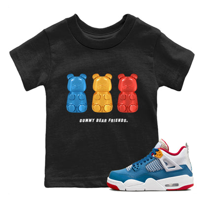 Jordan 4 Messy Room Sneaker Tees Drip Gear Zone Gummy Bear Friends Sneaker Tees Jordan 4 Messy Room Shirt Kids Shirts