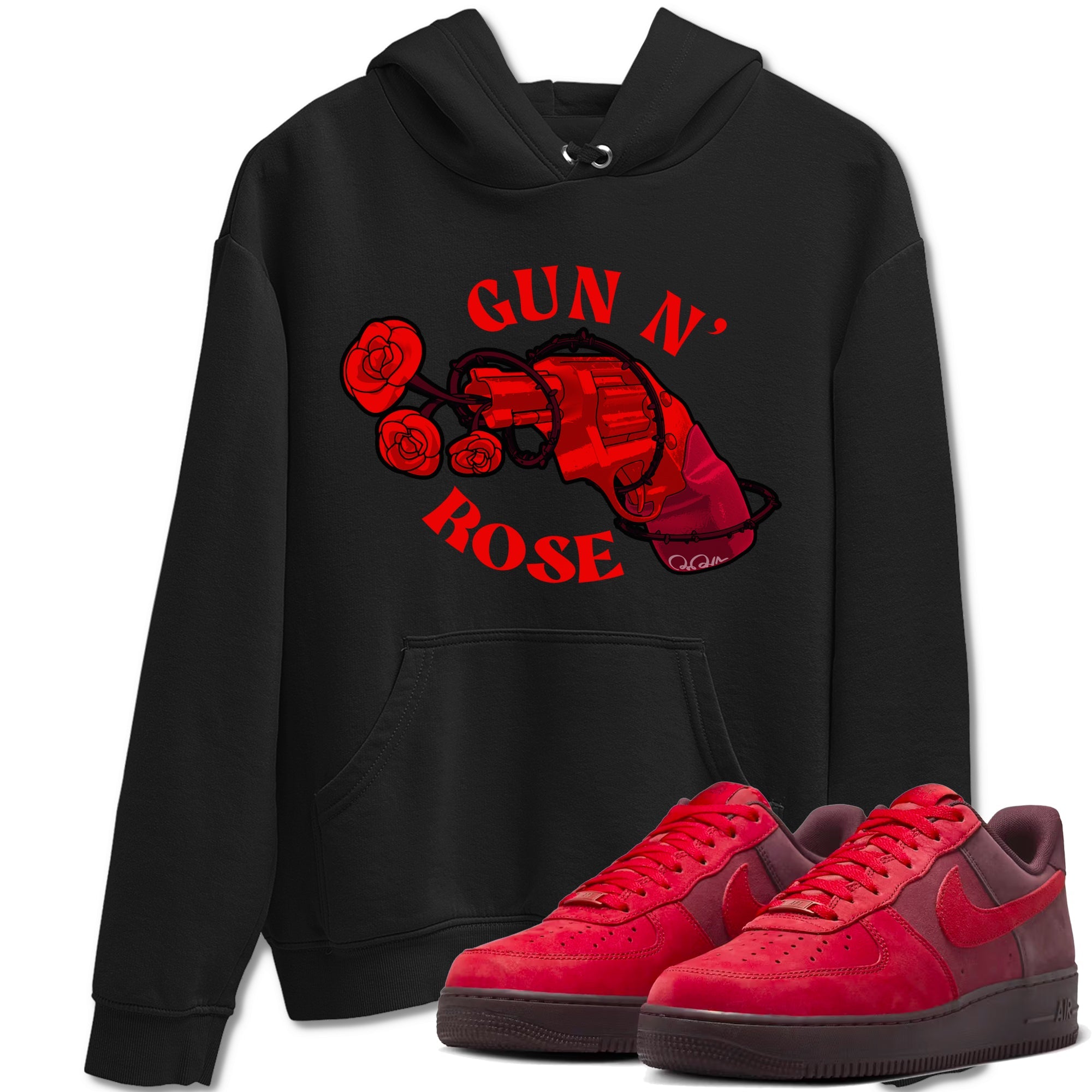 Air Force 1 Layers of Love shirt to match jordans Gun N Rose sneaker tees af1 Layers of Love Drip Gear Zone unisex cotton Black 1 crew neck shirt