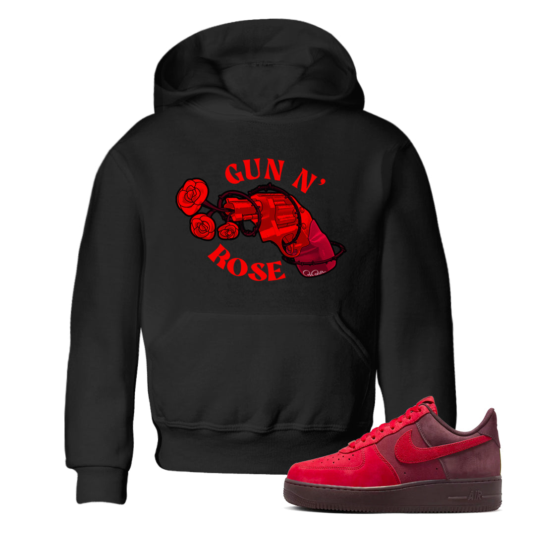 Air Force 1 Layers of Love shirt to match jordans Gun N Rose sneaker tees af1 Layers of Love Drip Gear Zone baby toddler Black 1 cotton Shirt