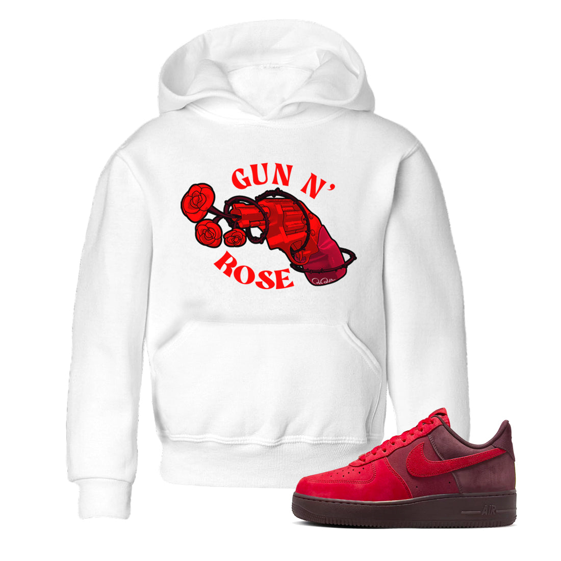 Air Force 1 Layers of Love shirt to match jordans Gun N Rose sneaker tees af1 Layers of Love Drip Gear Zone baby toddler White 1 cotton Shirt