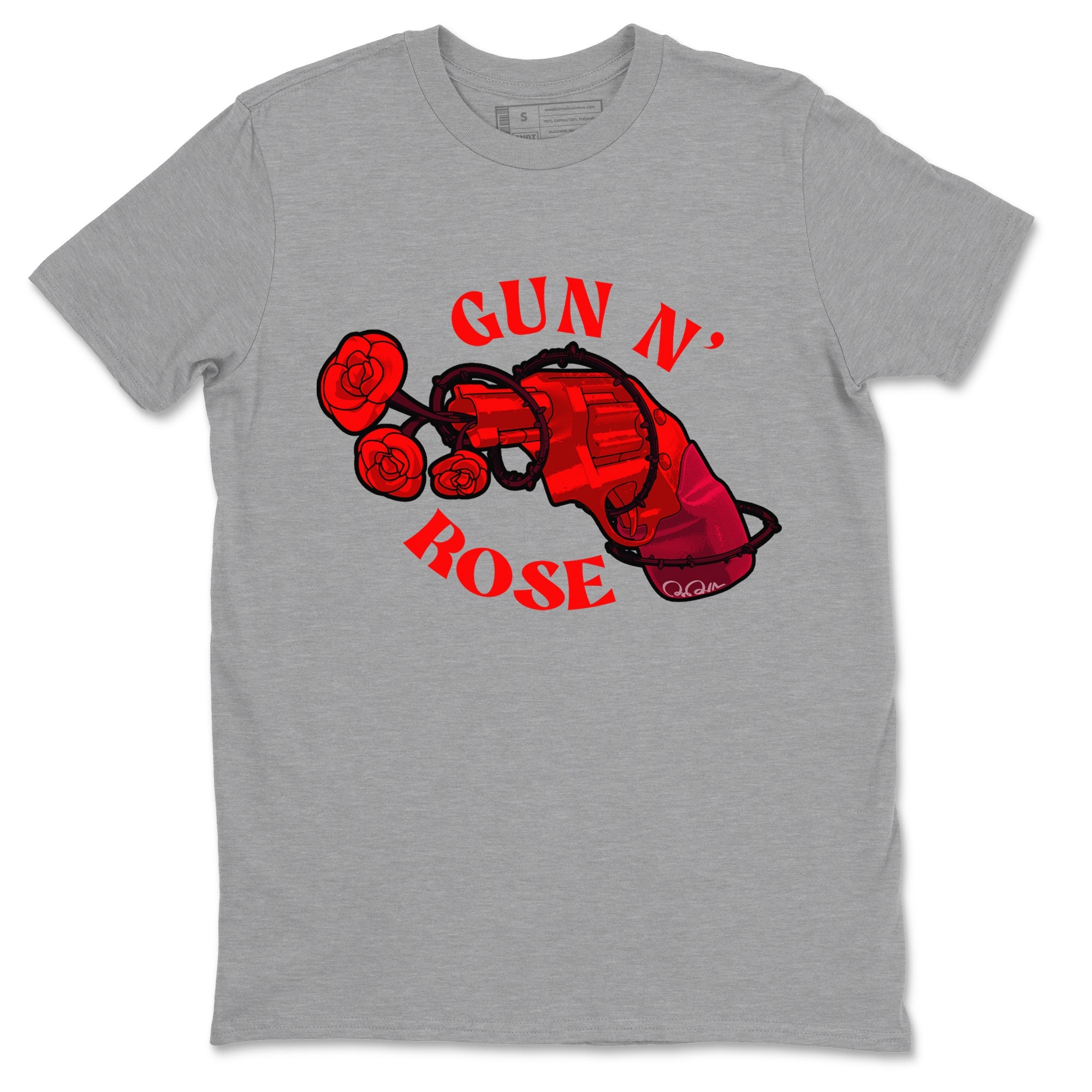 Air Force 1 Layers of Love shirt to match jordans Gun N Rose sneaker tees af1 Layers of Love Drip Gear Zone unisex cotton Heather Grey 2 crew neck shirt