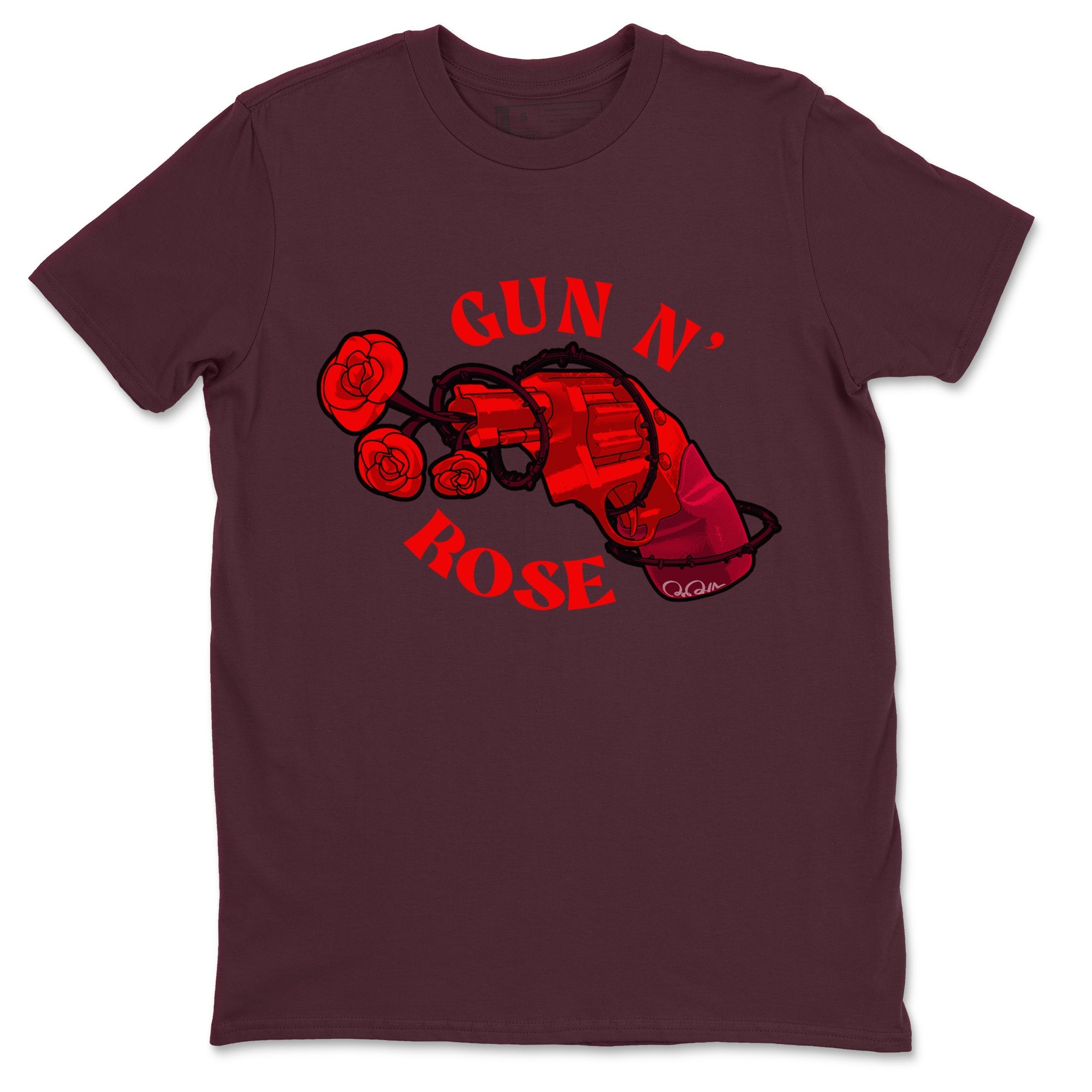 Air Force 1 Layers of Love shirt to match jordans Gun N Rose sneaker tees af1 Layers of Love Drip Gear Zone unisex cotton Maroon 2 crew neck shirt