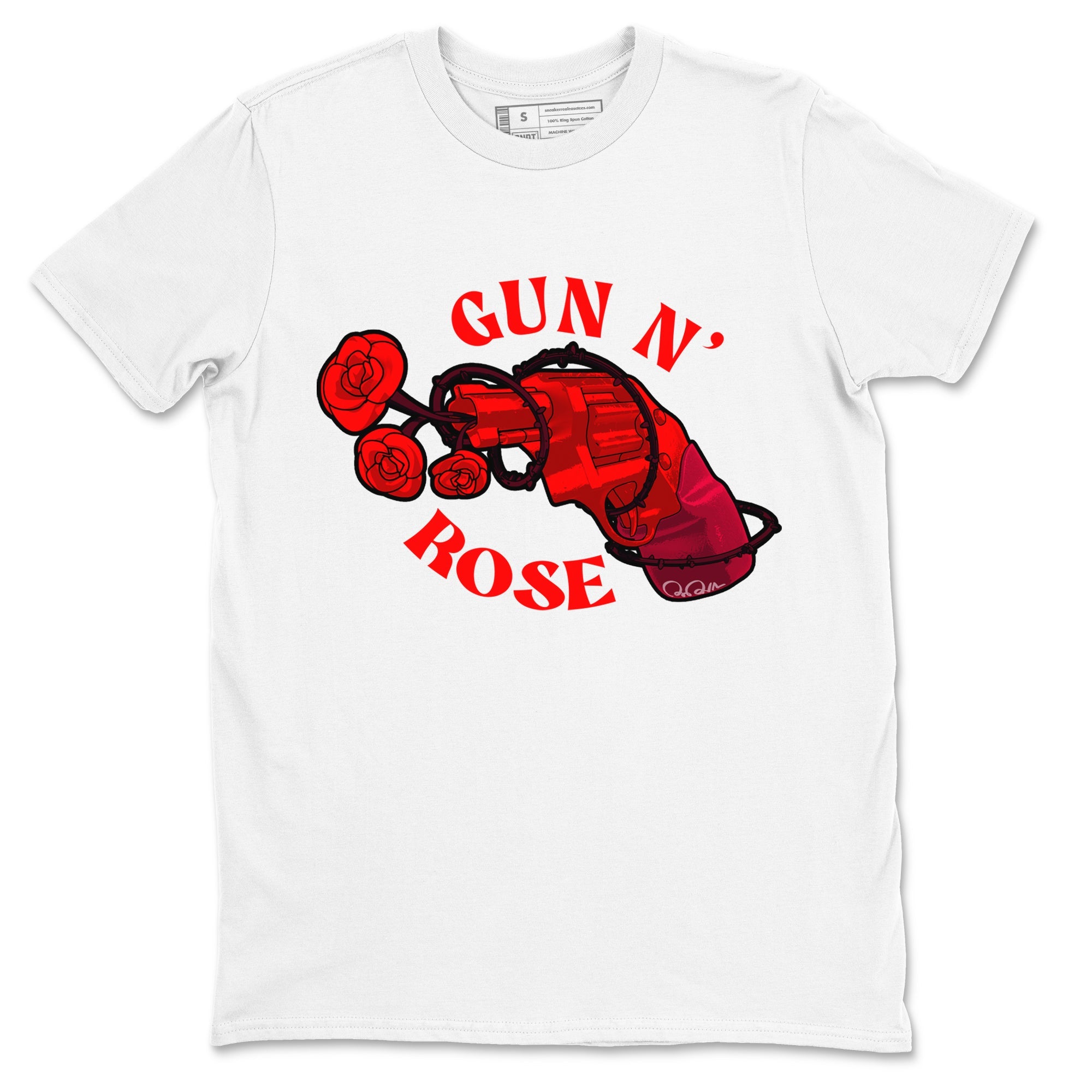 Air Force 1 Layers of Love shirt to match jordans Gun N Rose sneaker tees af1 Layers of Love Drip Gear Zone unisex cotton White 2 crew neck shirt