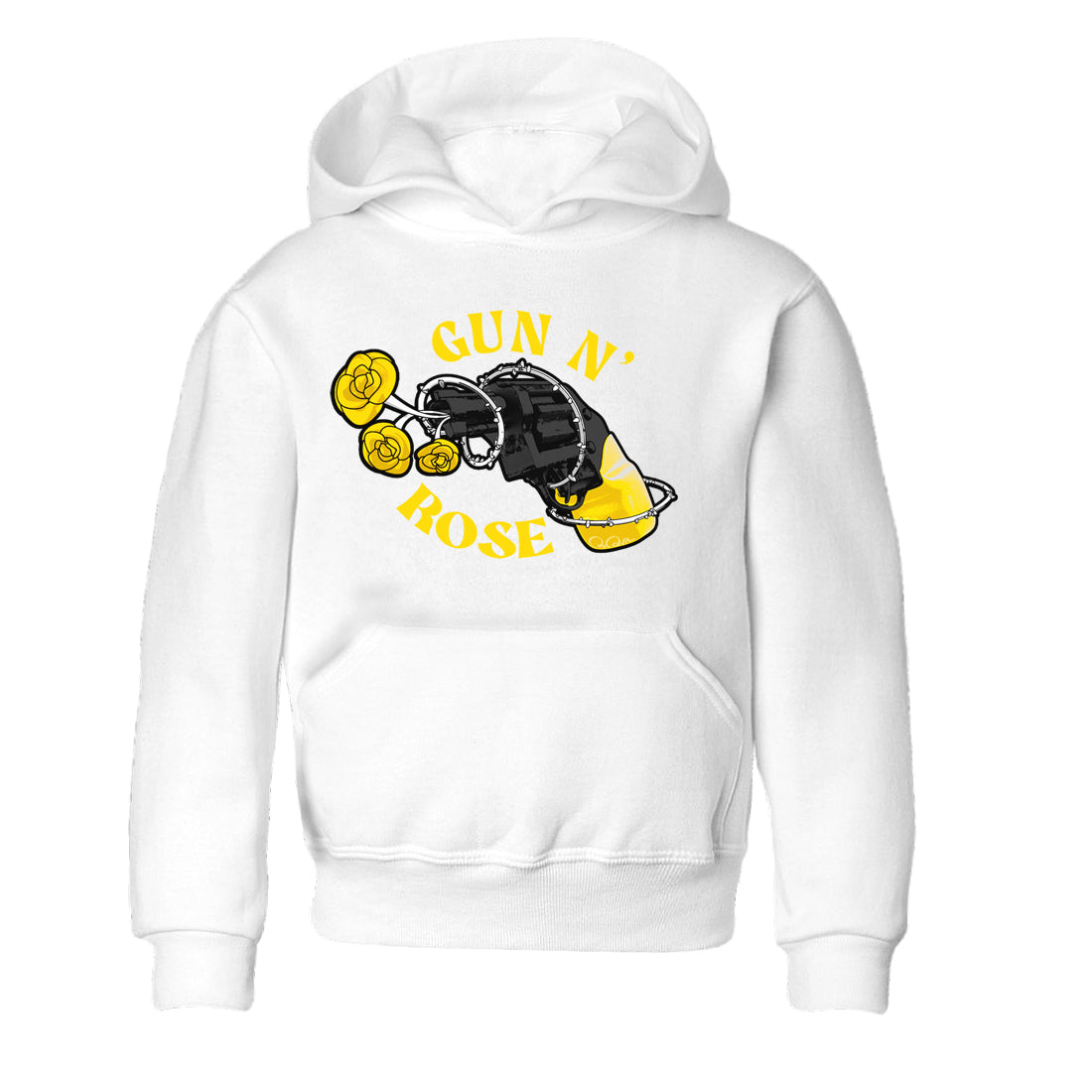 1s Yellow Ochre shirt to match jordans Gun N Rose sneaker tees streetwear brand Air Jordan 1 Yellow Ochre Drip Gear Zone Brand baby toddler White 2 cotton Shirt