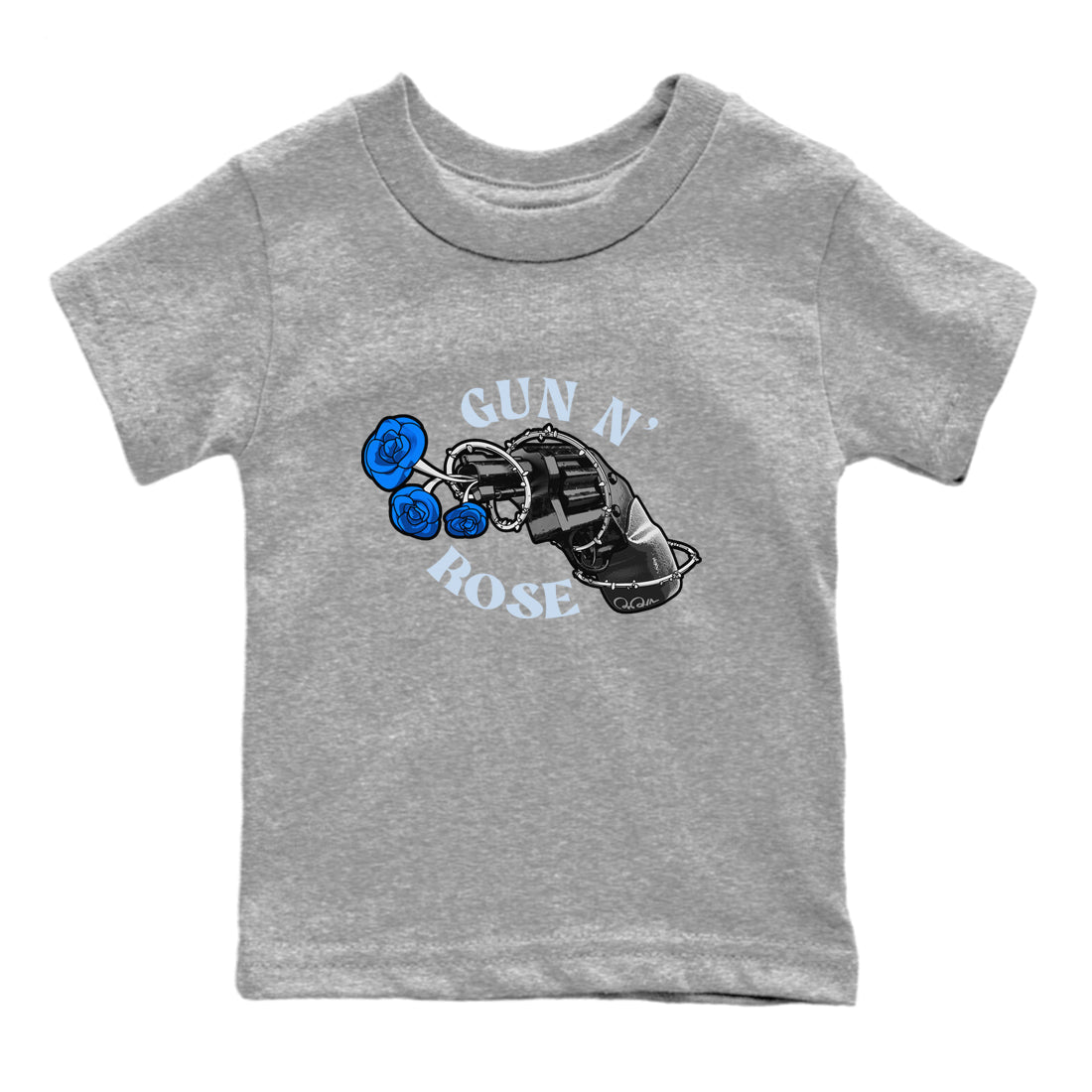 Air Jordan 11 Space shirt to match jordans Gun N Rose sneaker tees AJ11 Space Drip Gear Zone baby toddler Heather Grey 2 cotton Shirt