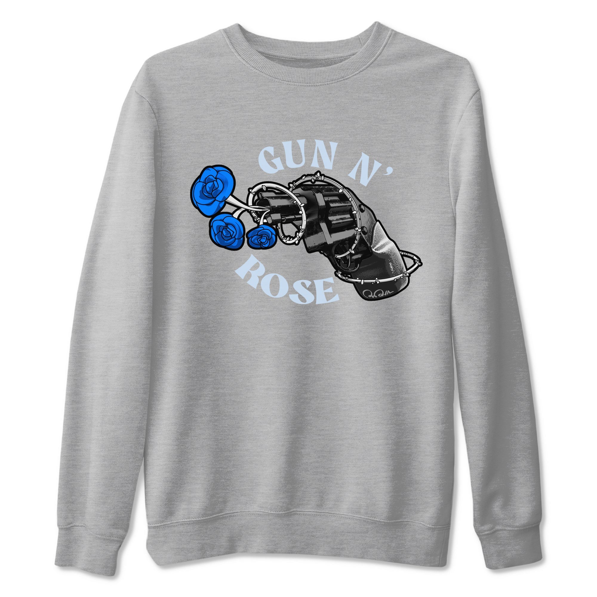 Air Jordan 11 Space shirt to match jordans Gun N Rose sneaker tees AJ11 Space Drip Gear Zone unisex cotton Heather Grey 2 crew neck shirt