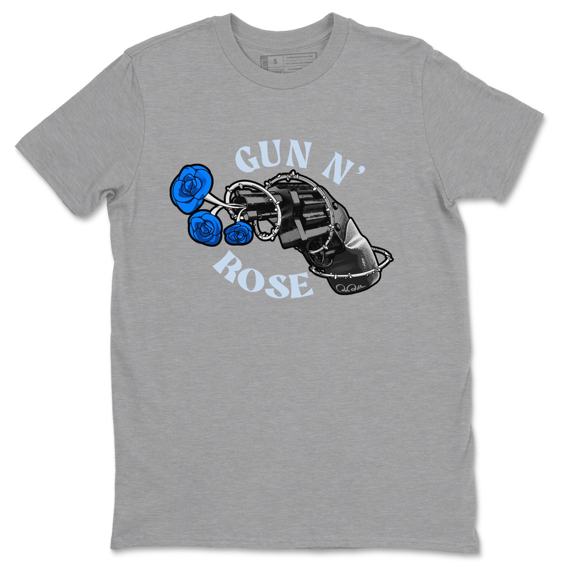 Air Jordan 11 Space shirt to match jordans Gun N Rose sneaker tees AJ11 Space Drip Gear Zone unisex cotton Heather Grey 2 crew neck shirt