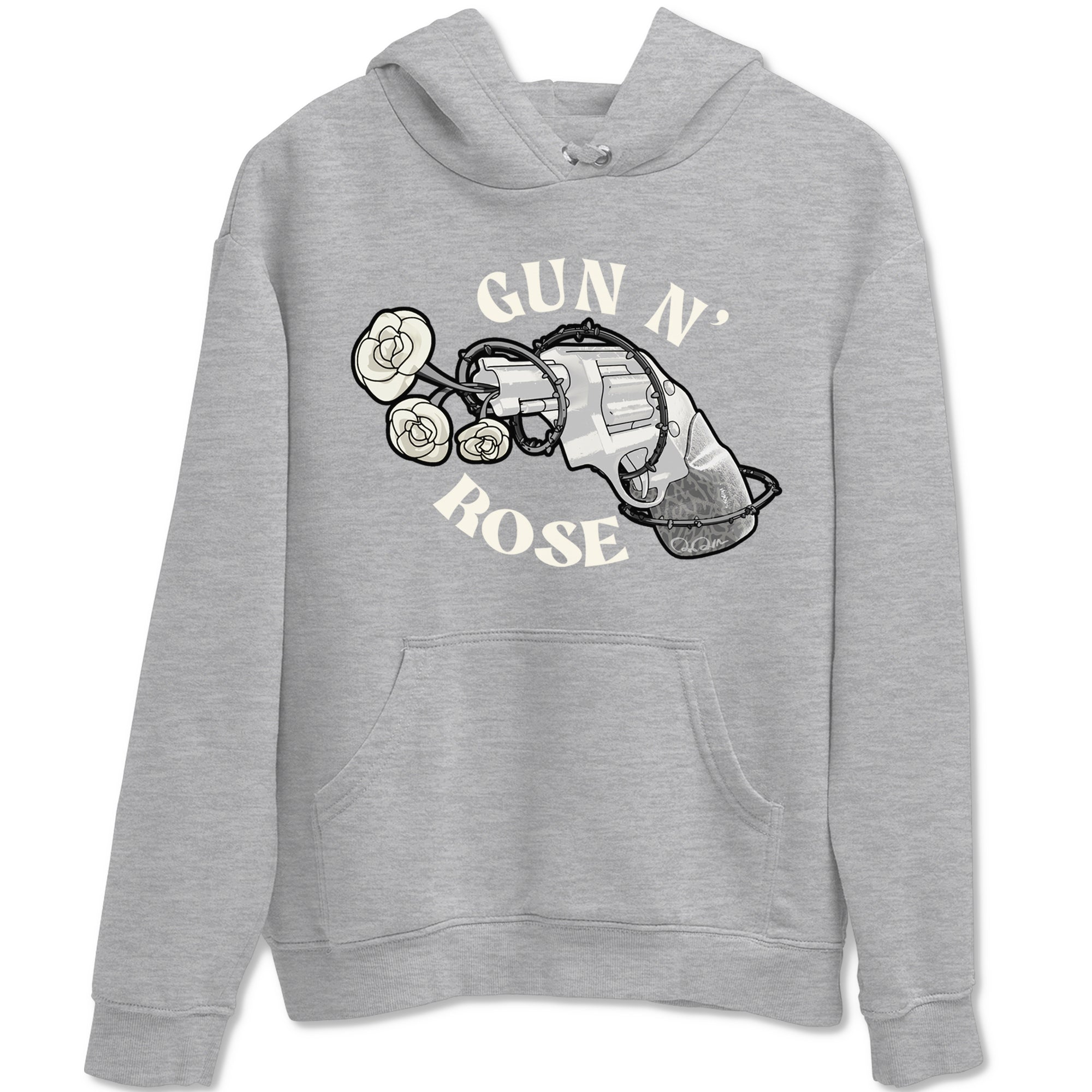 3s Ivory shirt to match jordans Gun N Rose sneaker tees Air Jordan 3 Ivory Drip Gear Zone unisex cotton Heather Grey 2 crew neck shirt