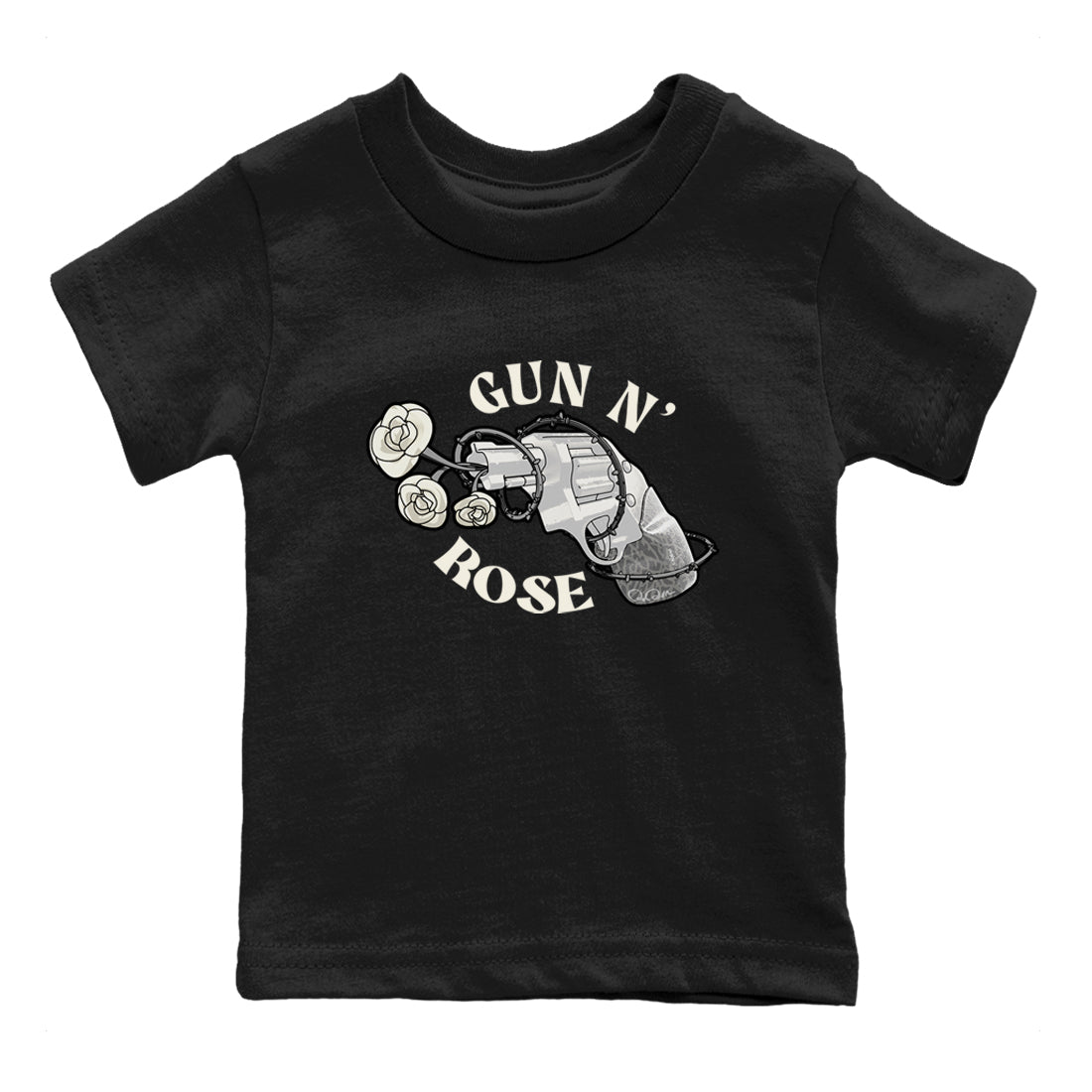 3s Ivory shirt to match jordans Gun N Rose sneaker tees Air Jordan 3 Ivory Drip Gear Zone baby toddler Black 2 cotton Shirt