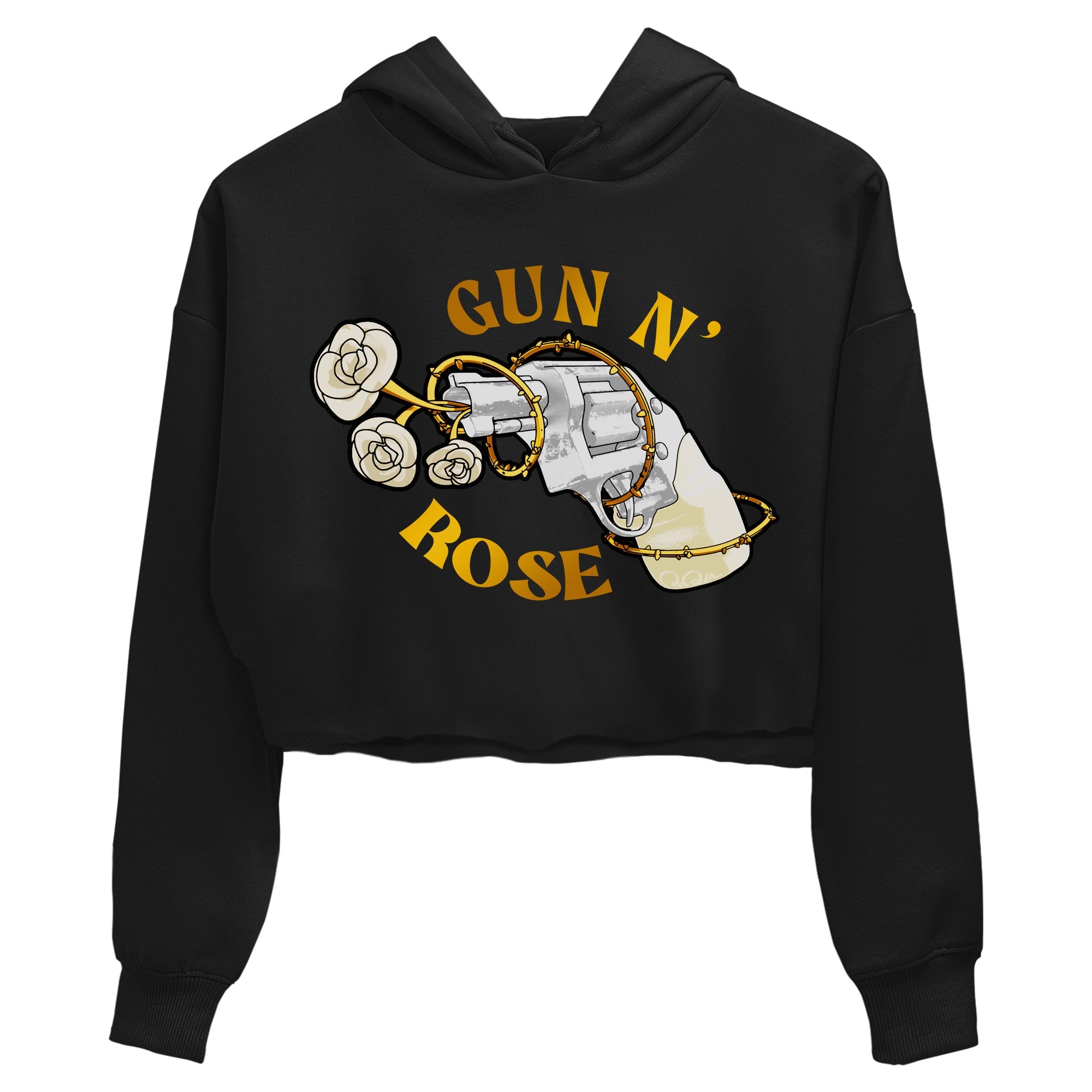 4s Sail 2024 shirt to match jordans Gun N Rose sneaker tees Air Jordan 4 Sail 2024 Drip Gear Zone Black 2 crop length shirt