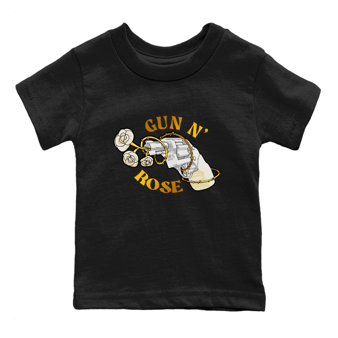 4s Sail 2024 shirt to match jordans Gun N Rose sneaker tees Air Jordan 4 Sail 2024 Drip Gear Zone baby toddler Black 2 cotton Shirt