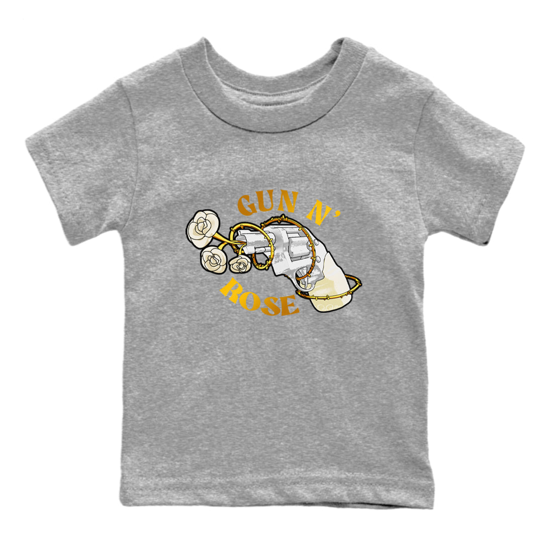 4s Sail 2024 shirt to match jordans Gun N Rose sneaker tees Air Jordan 4 Sail 2024 Drip Gear Zone baby toddler Heather Grey 2 cotton Shirt