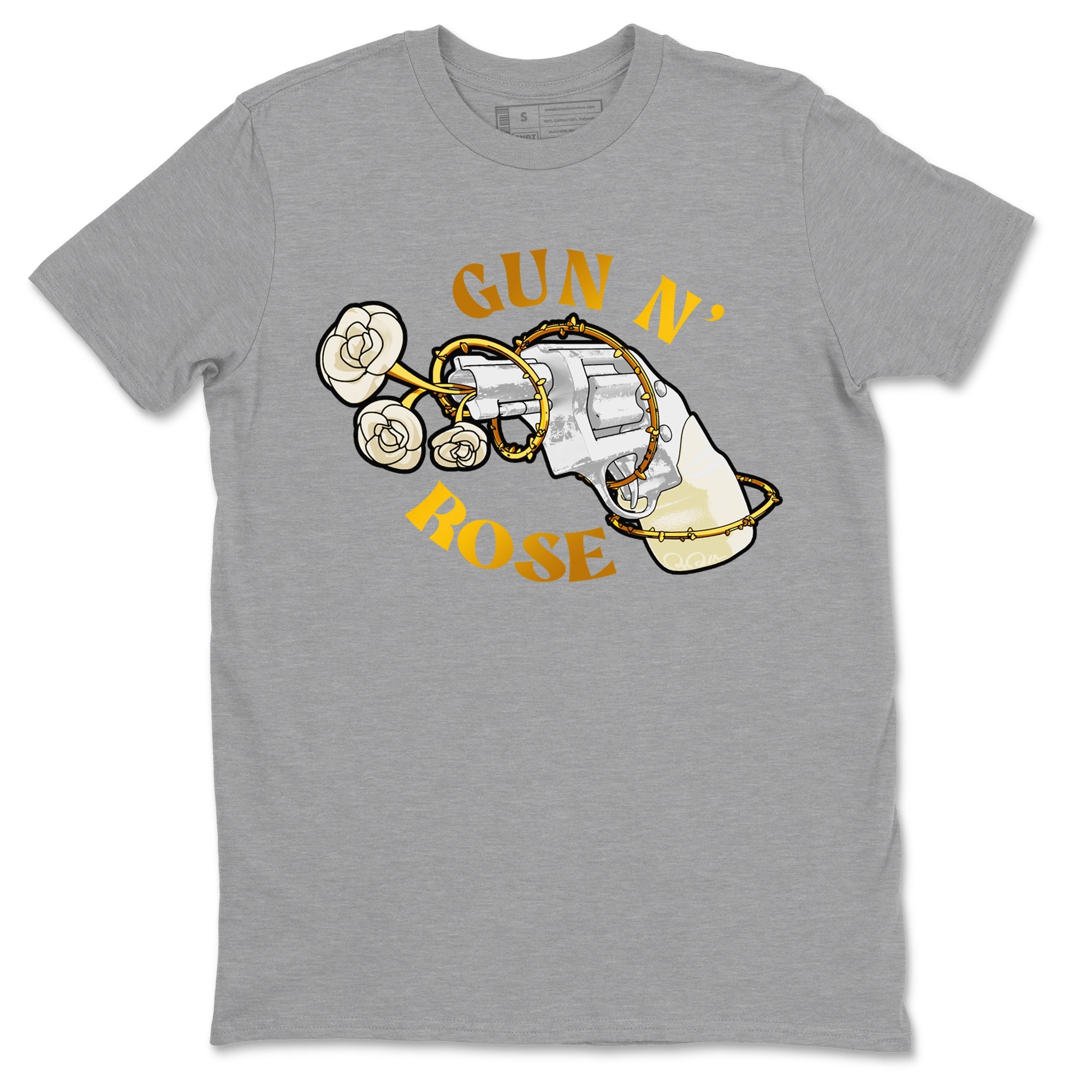 4s Sail 2024 shirt to match jordans Gun N Rose sneaker tees Air Jordan 4 Sail 2024 Drip Gear Zone unisex cotton Heather Grey 2 crew neck shirt