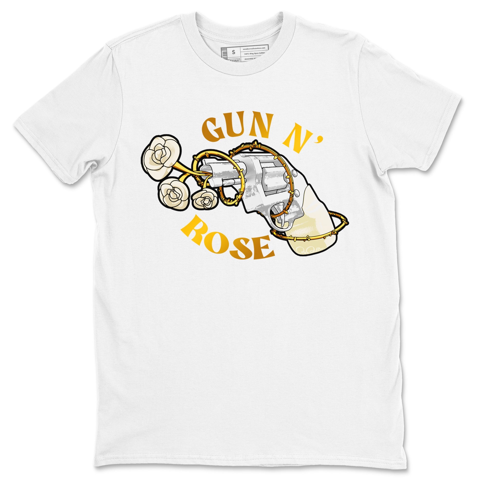 4s Sail 2024 shirt to match jordans Gun N Rose sneaker tees Air Jordan 4 Sail 2024 Drip Gear Zone unisex cotton White 2 crew neck shirt