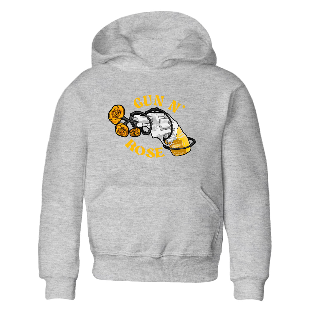 Air Jordan 6 Yellow Ochre shirt to match jordans Gun N Rose sneaker tees streetwear brand AJ6 Yellow Ochre Drip Gear Zone Brand baby toddler Heather Grey 2 cotton Shirt