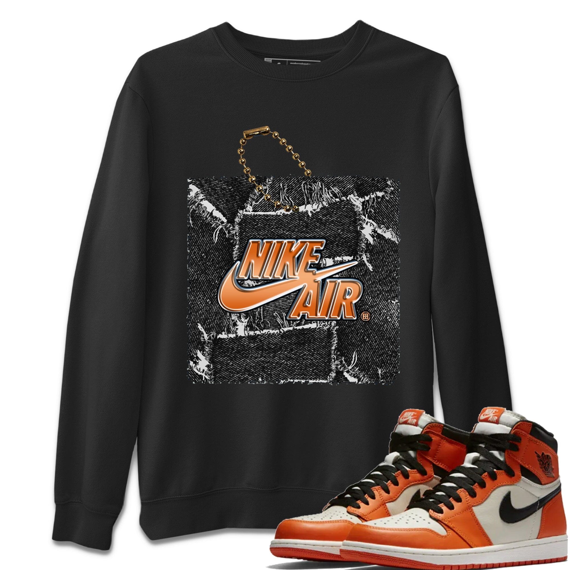 Jordan 1 Shattered Backboard Away Sneaker Matching T-Shirt Hang Tag Sneaker Tees Jordan 1 Shattered Backboard Away Sneaker Release Tees Crew Neck Tees