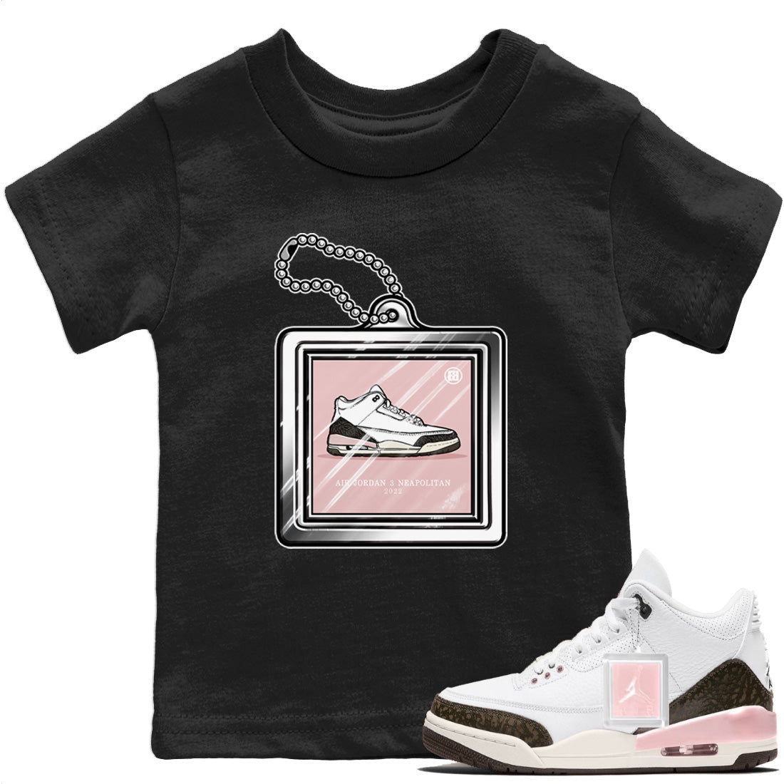 Jordan 3 Atmosphere Sneaker Matching T-Shirt Hang Tag Sneaker Tees Jordan 3 Atmosphere Sneaker Release Tees Kids Shirts