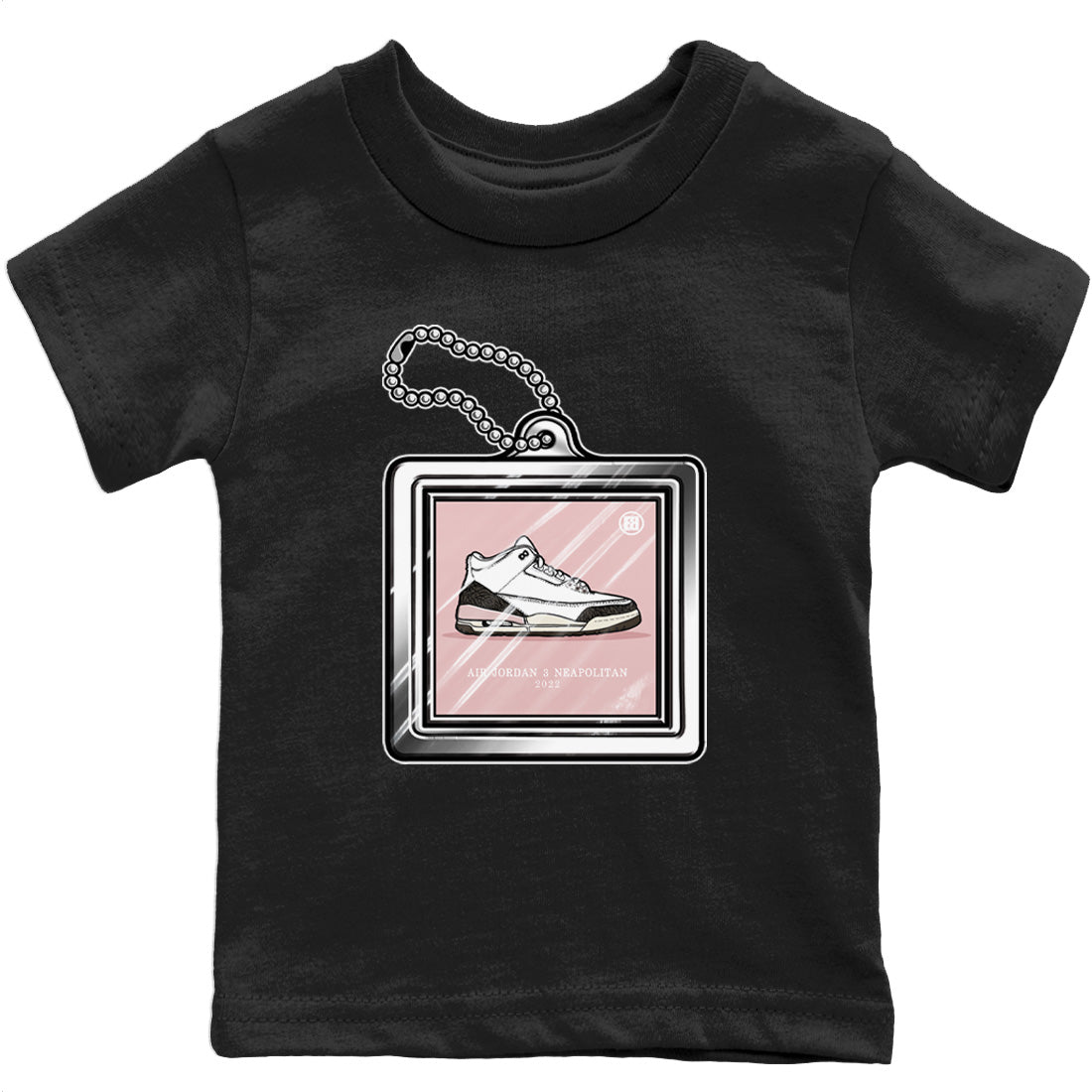 Jordan 3 Atmosphere Sneaker Matching T-Shirt Hang Tag Sneaker Tees Jordan 3 Atmosphere Sneaker Release Tees Kids Shirts