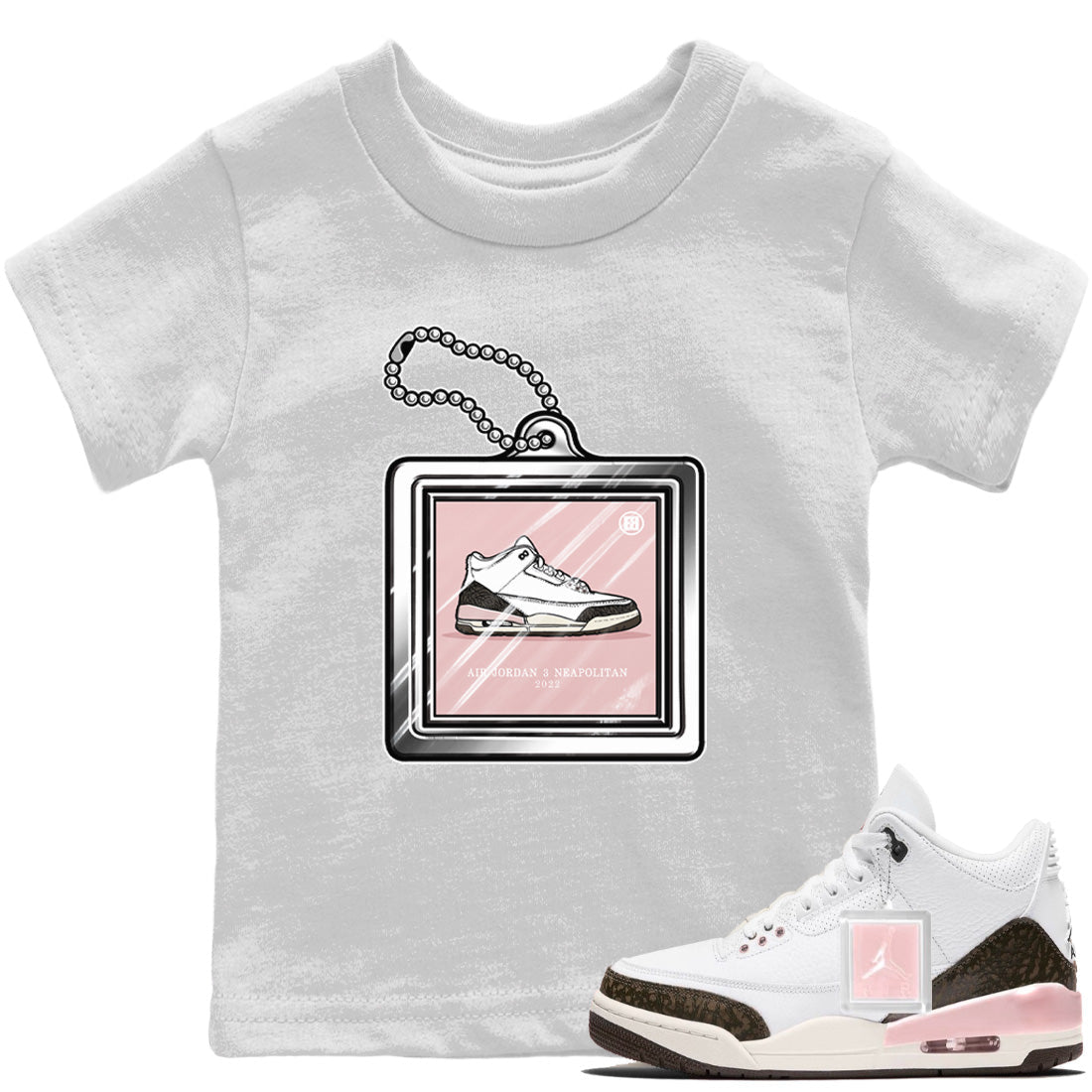 Jordan 3 Atmosphere Sneaker Matching T-Shirt Hang Tag Sneaker Tees Jordan 3 Atmosphere Sneaker Release Tees Kids Shirts
