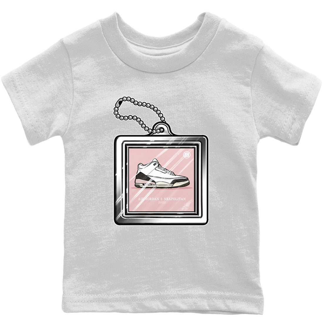 Jordan 3 Atmosphere Sneaker Matching T-Shirt Hang Tag Sneaker Tees Jordan 3 Atmosphere Sneaker Release Tees Kids Shirts
